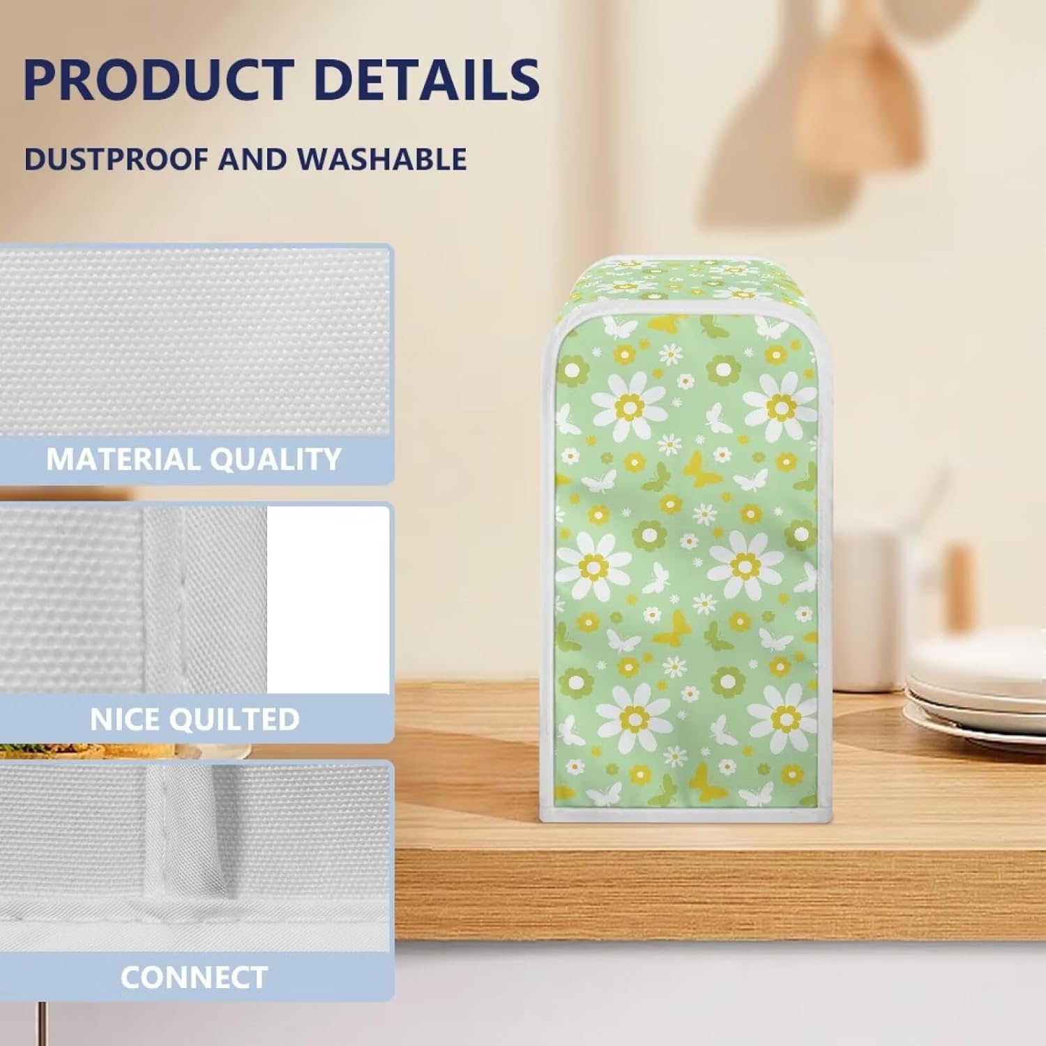 Pzuqiu Hippie Flower Electric Can Opener Dust Cover