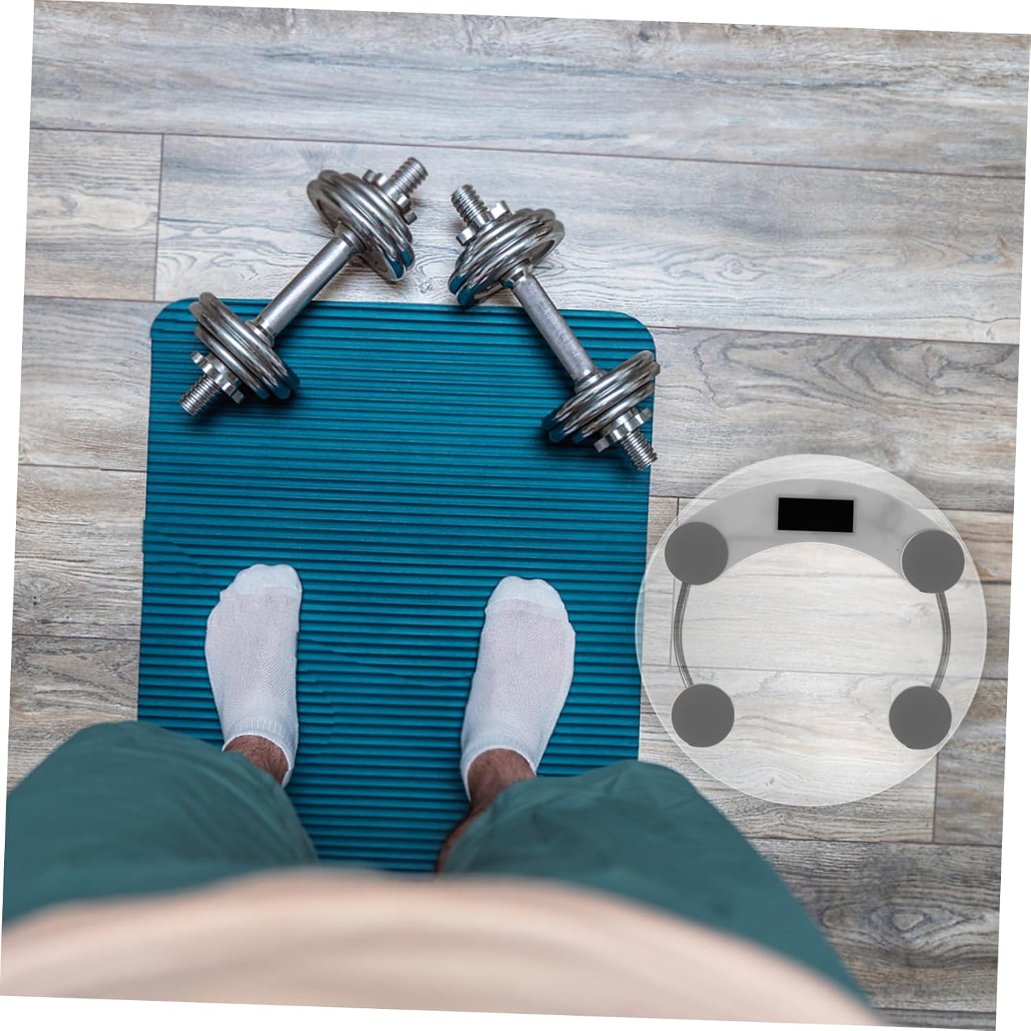 Beavorty 26cm Digital LCD Body Weight Scale 400lb Auto-onOff
