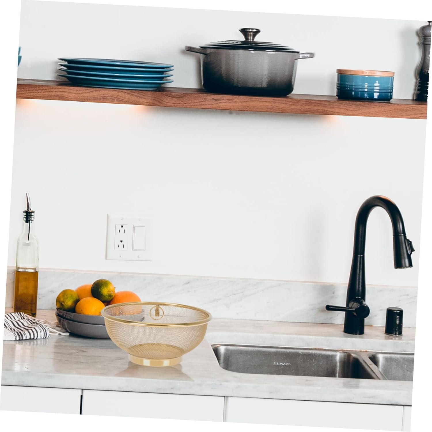 GRADENEVE Fine Mesh Stainless Steel Strainer Colander