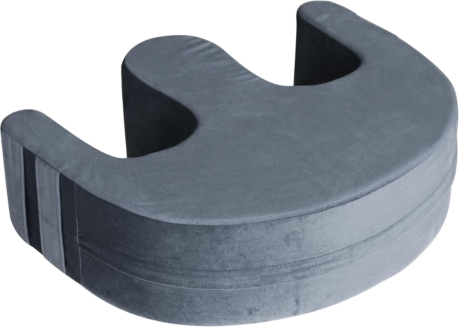 Sexysamba Bed Rest Turning Pillow with Fixing Strap Gray
