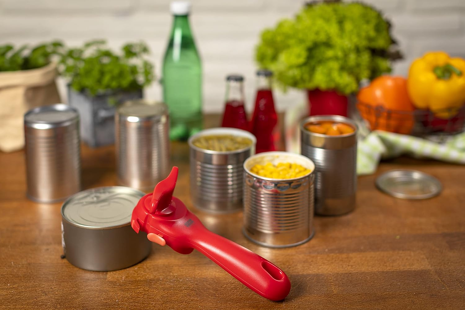 Kuhn Rikon Safety LidLifter Can Opener Red