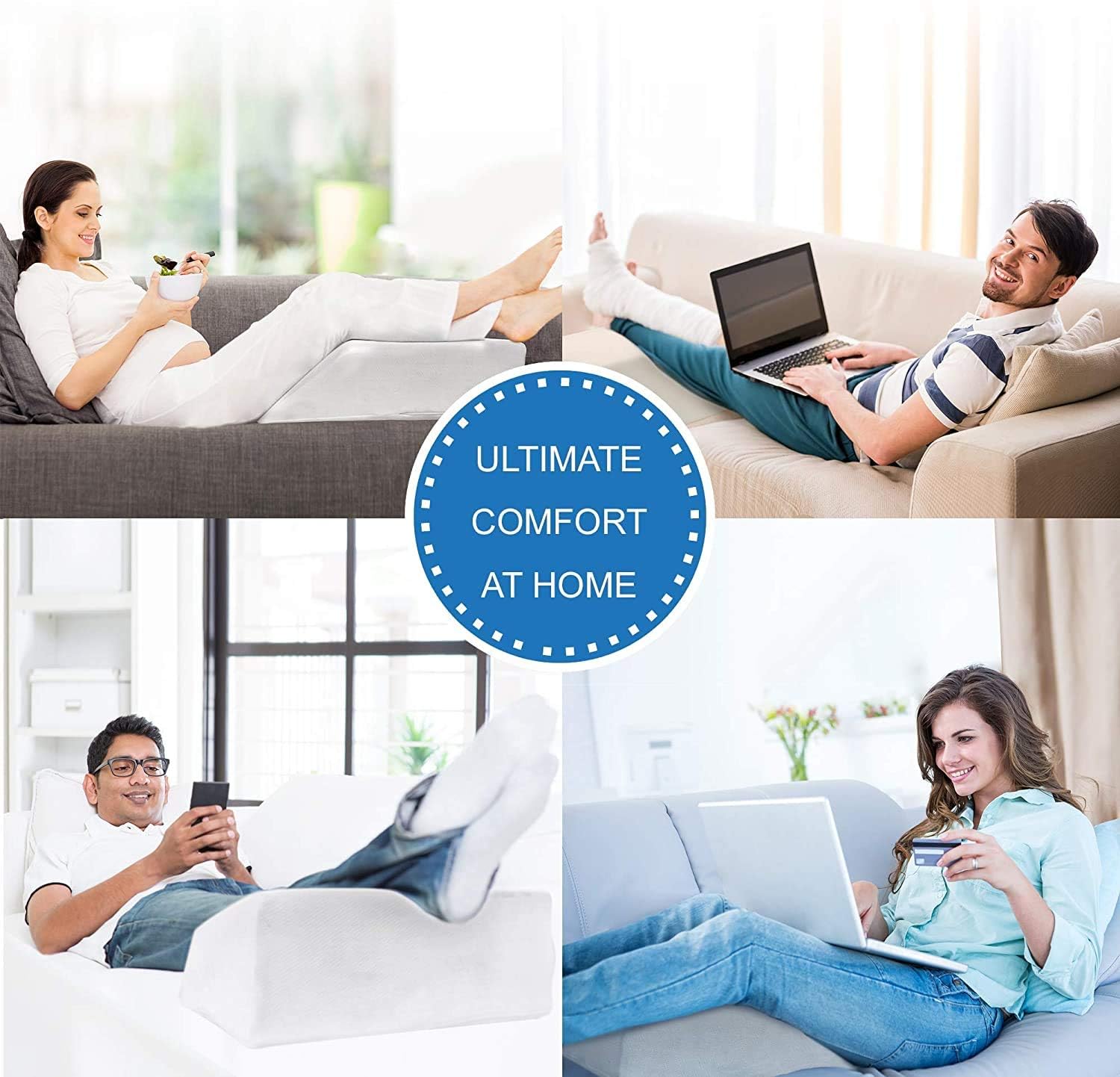 Vaunn Medical Bed Wedge Pillow Cover for Support