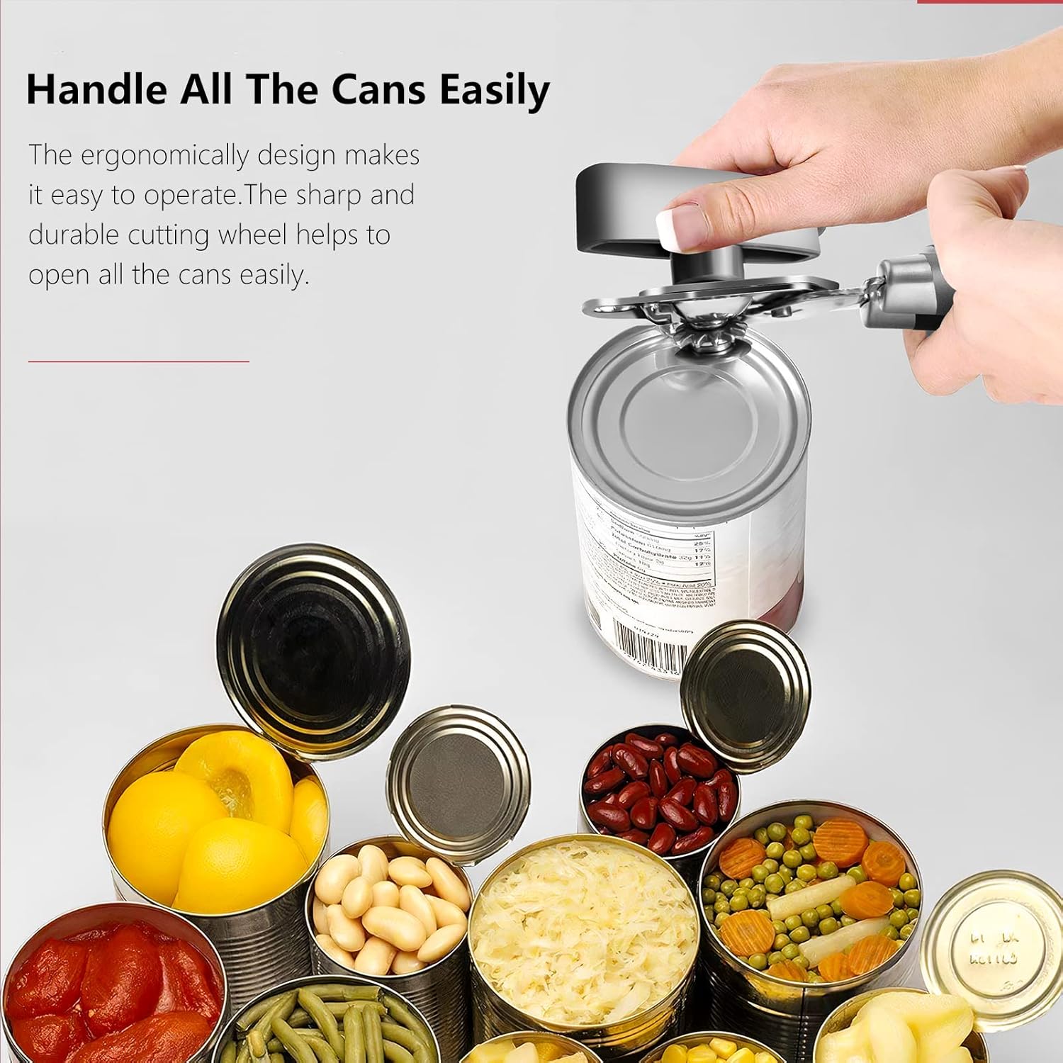 OUTWAY 3-In-1 Can Opener Bottle Opener Lever