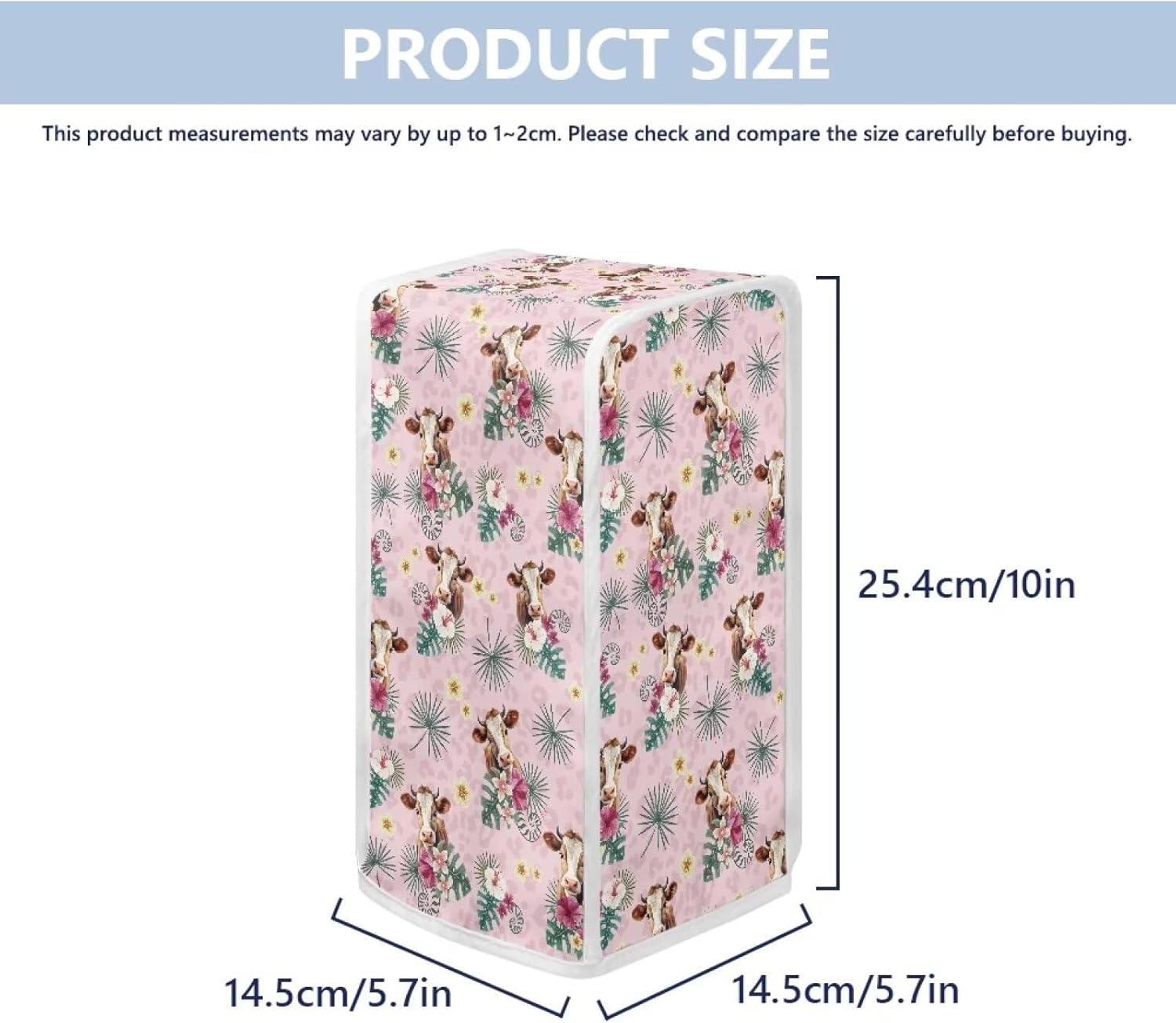 ZUXONGSY Electric Can Opener Dust Cover with Tropical Palm Design