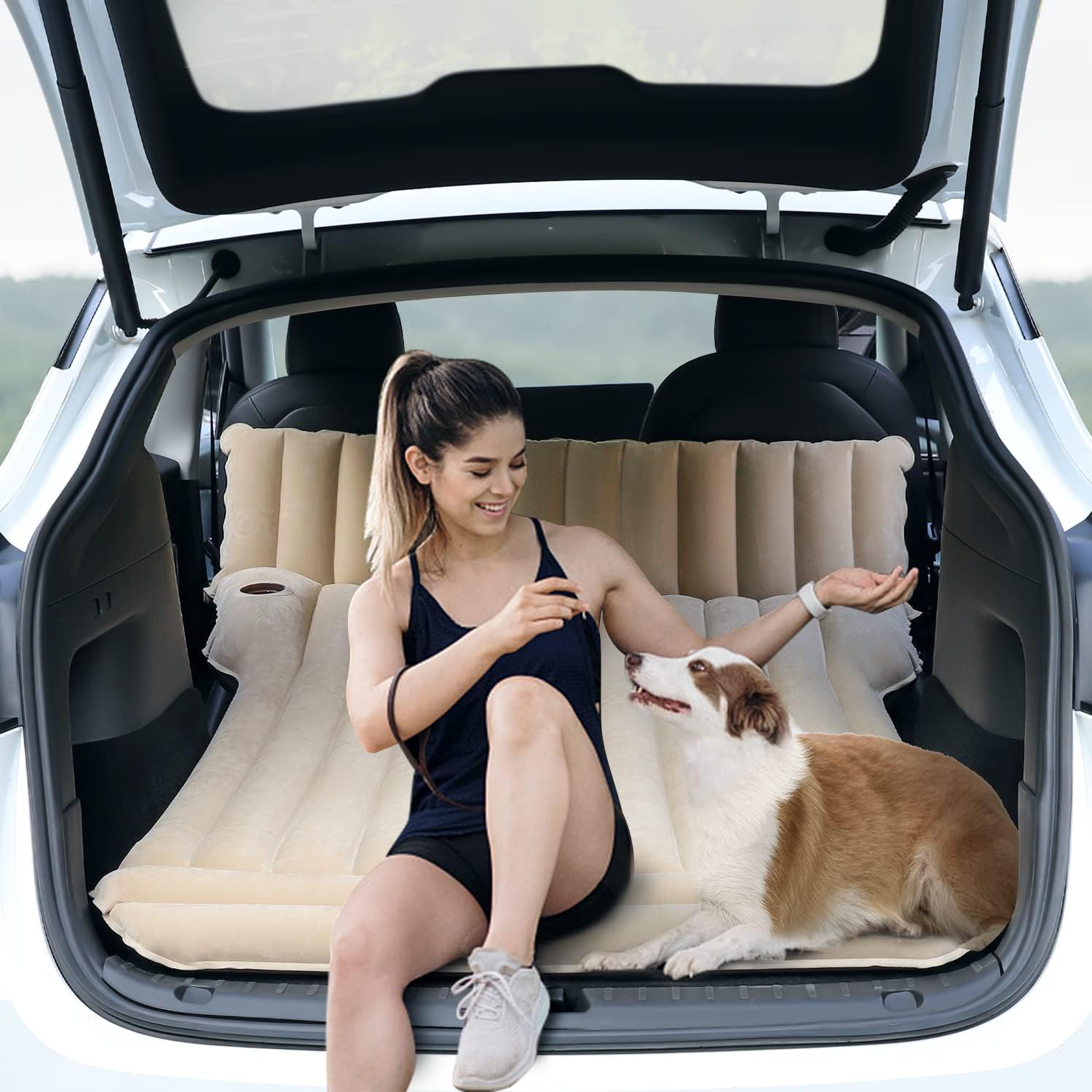 ThinSGO Universal Car Air Mattress for Tesla and SUVs