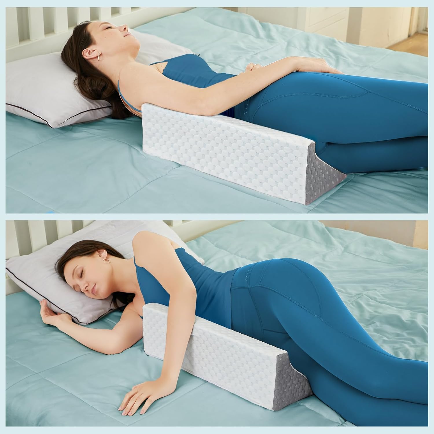 Touchutopia Wedge Pillow for Side Sleepers