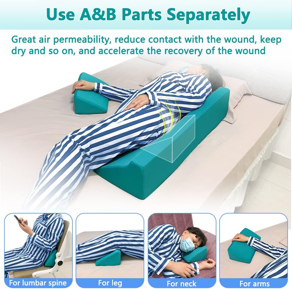 NEAUDE Bedsores Turning Wedge Pillow for Bedridden Patients