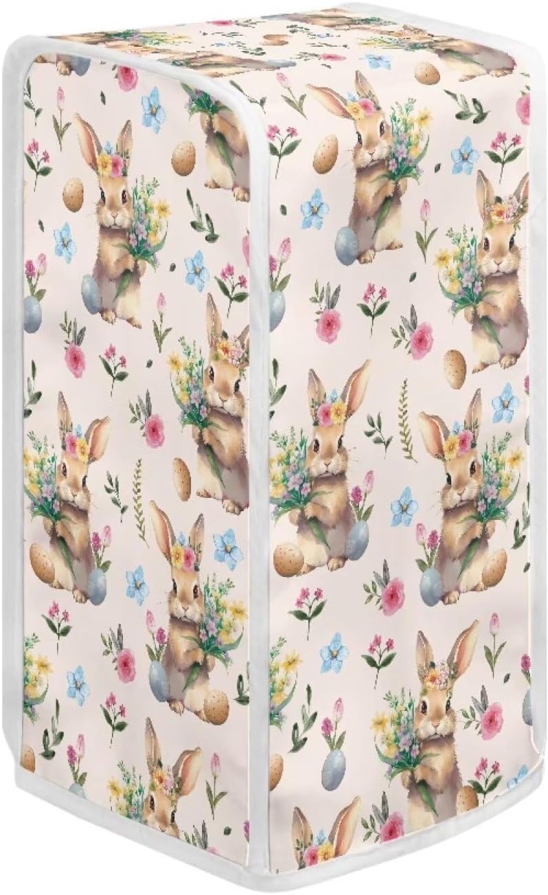 NETILGEN Easter Floral Rabbit Can Opener Protective Case