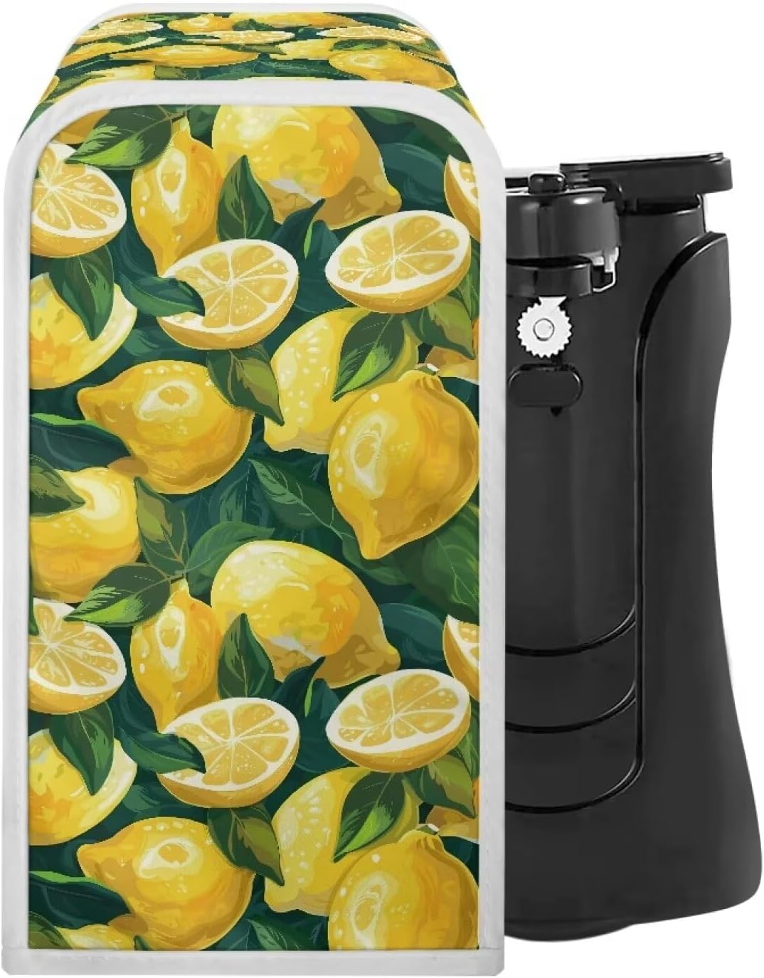 Lemon Print Electric Can Opener Cover 1