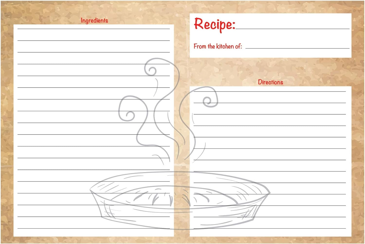 Better Crafts Kitchen Classics Recipe Cards 50 Double Sided