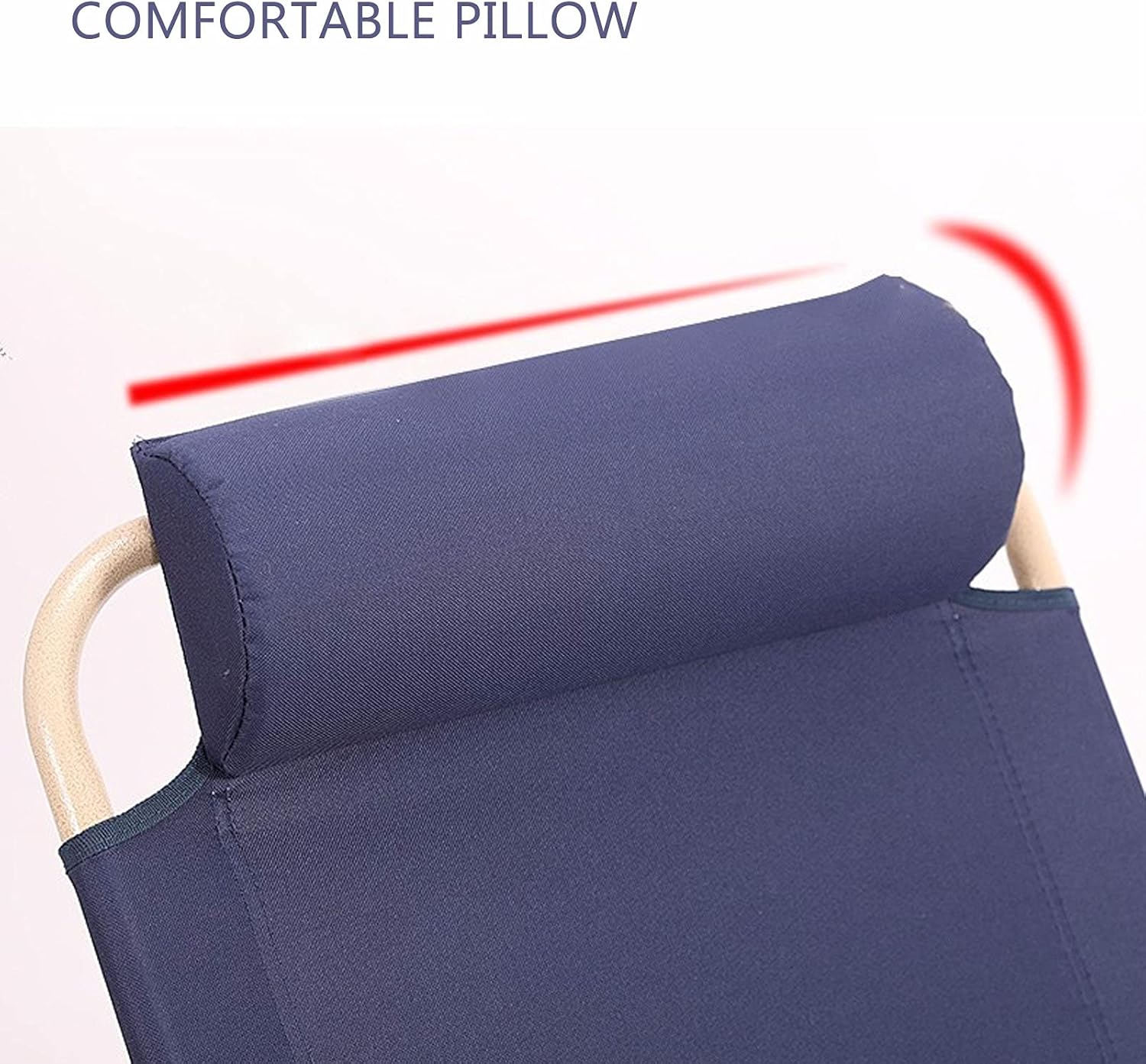 Adjustable Padded Foldable Backrest for Travel and Home Use
