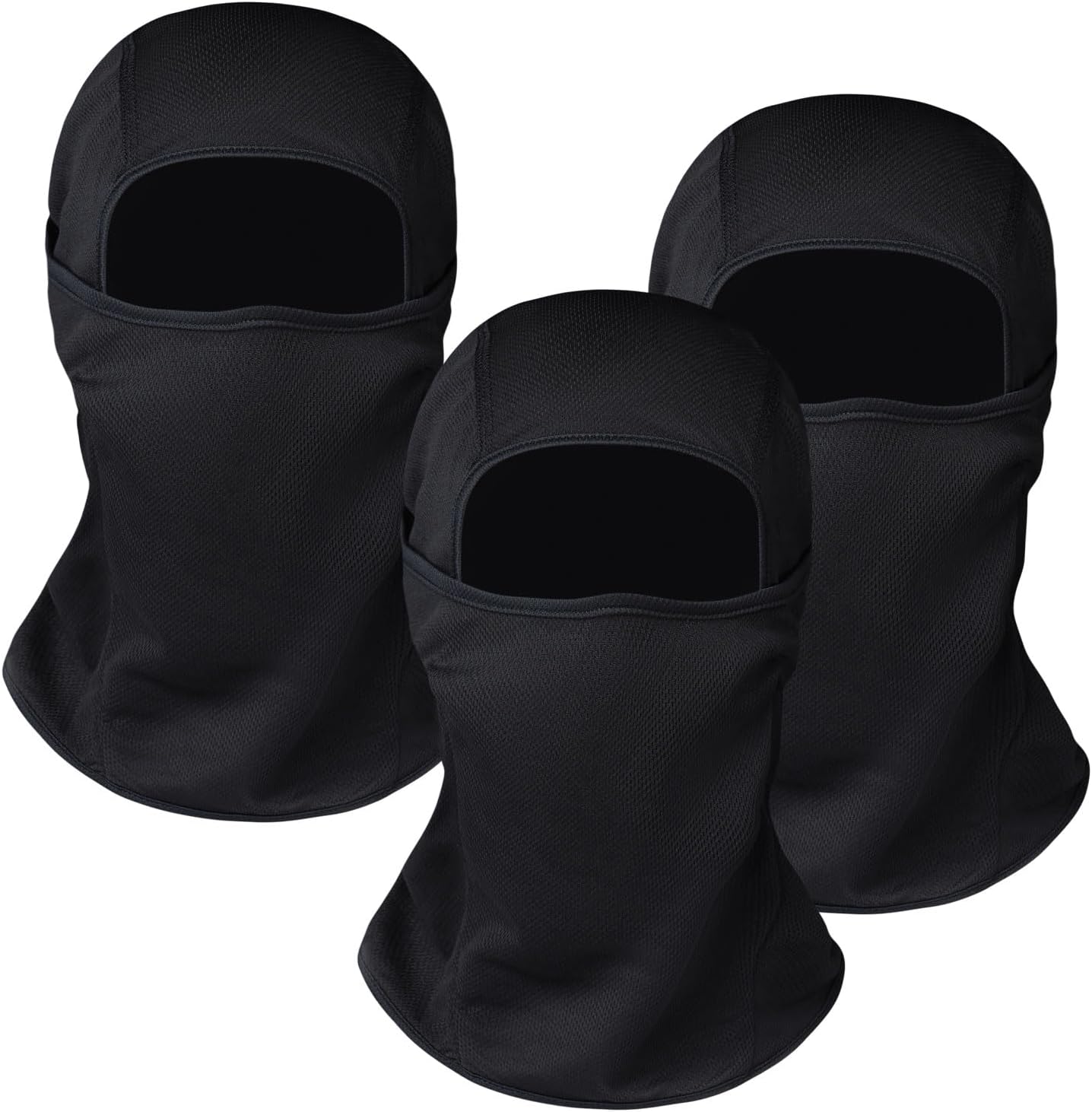 KOOLSOLY 3 Piece Balaclava Ski Mask for Men Women UV Protection Windproof