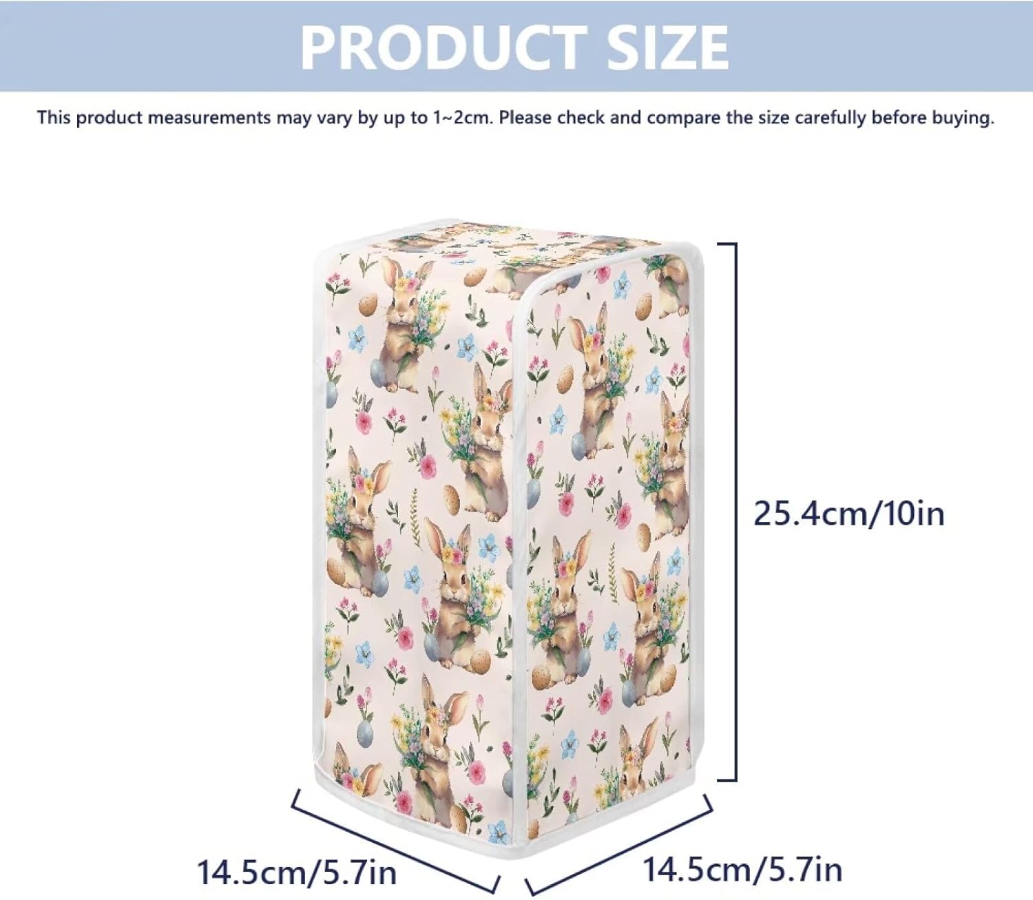 NETILGEN Easter Floral Rabbit Can Opener Protective Case