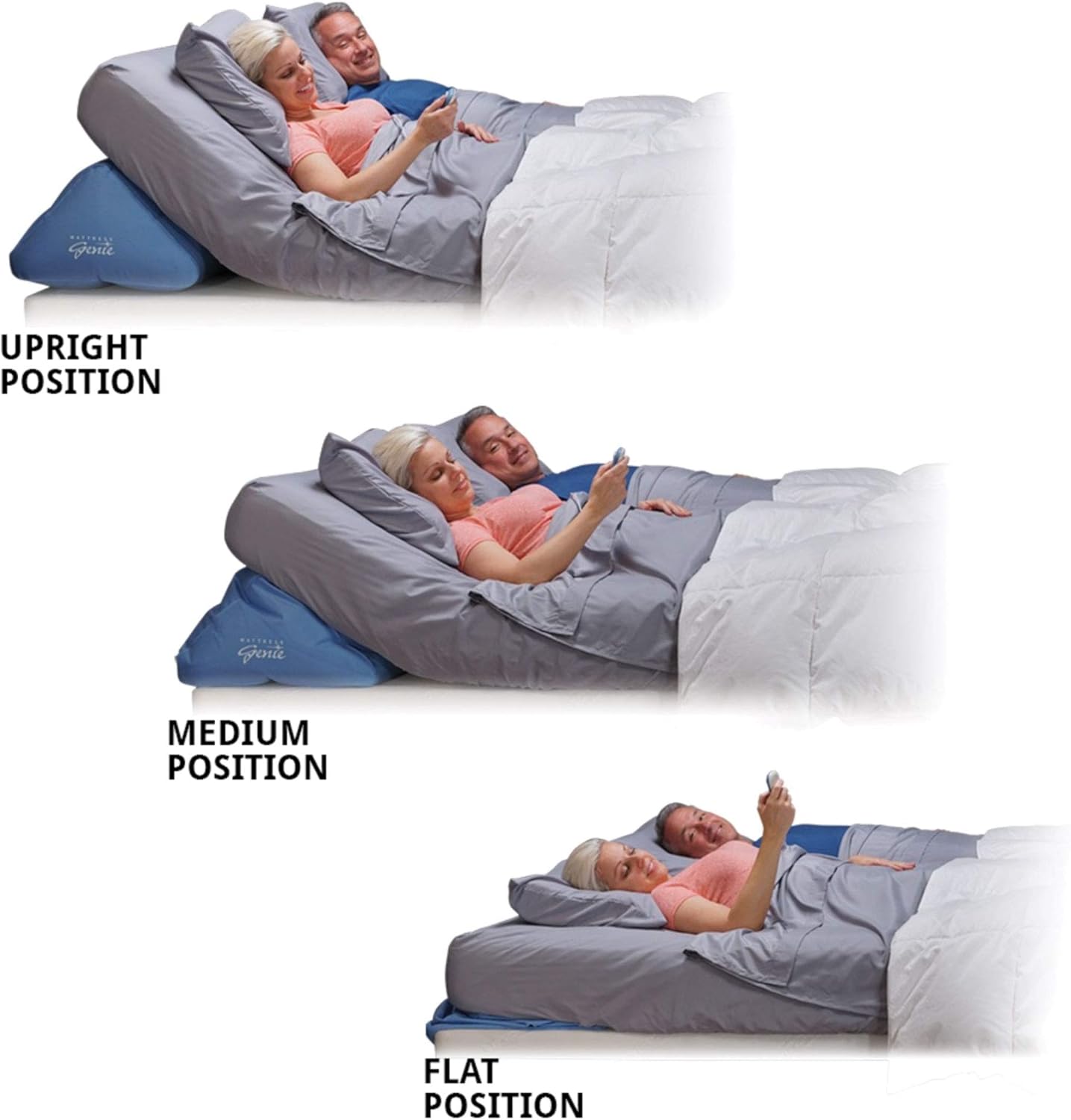 Contour Mattress Genie Inflatable Bed Wedge - King Size