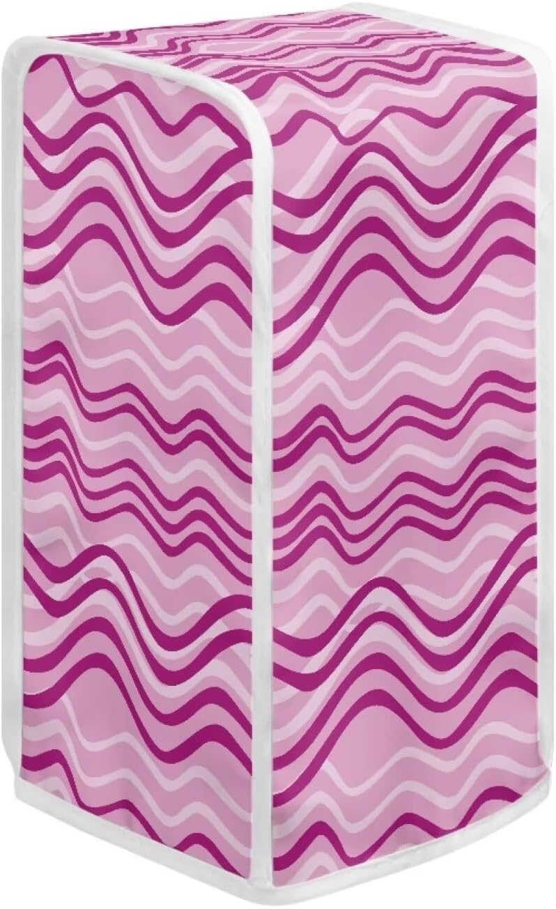 Pink Stripe Electric Can Opener Dust Cover 1