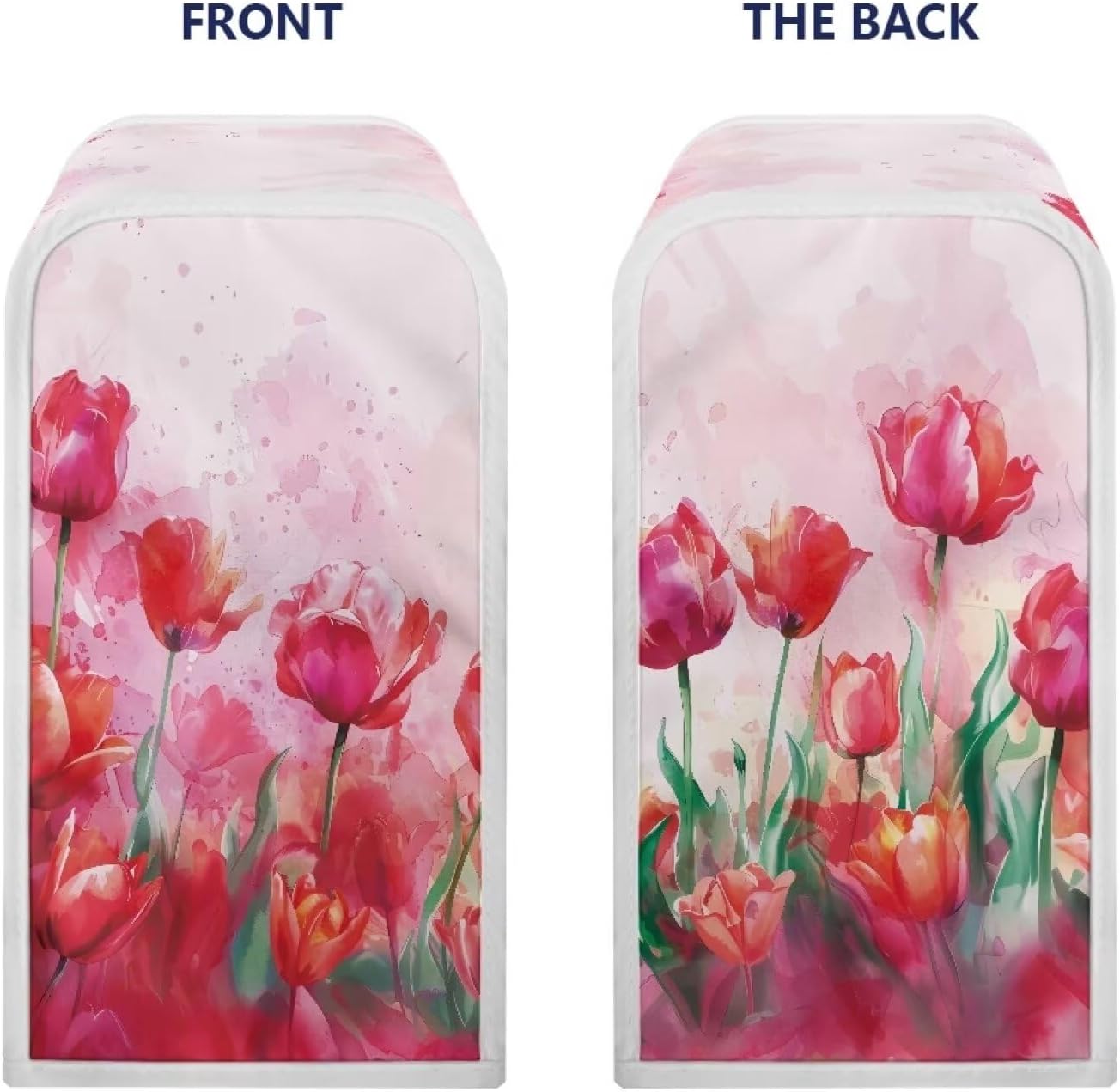TODIYADDU Red Tulip Electric Can Opener Cover