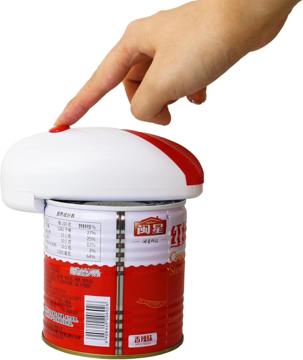 YRUISI Electric Can Opener One Touch Hands-Free Green