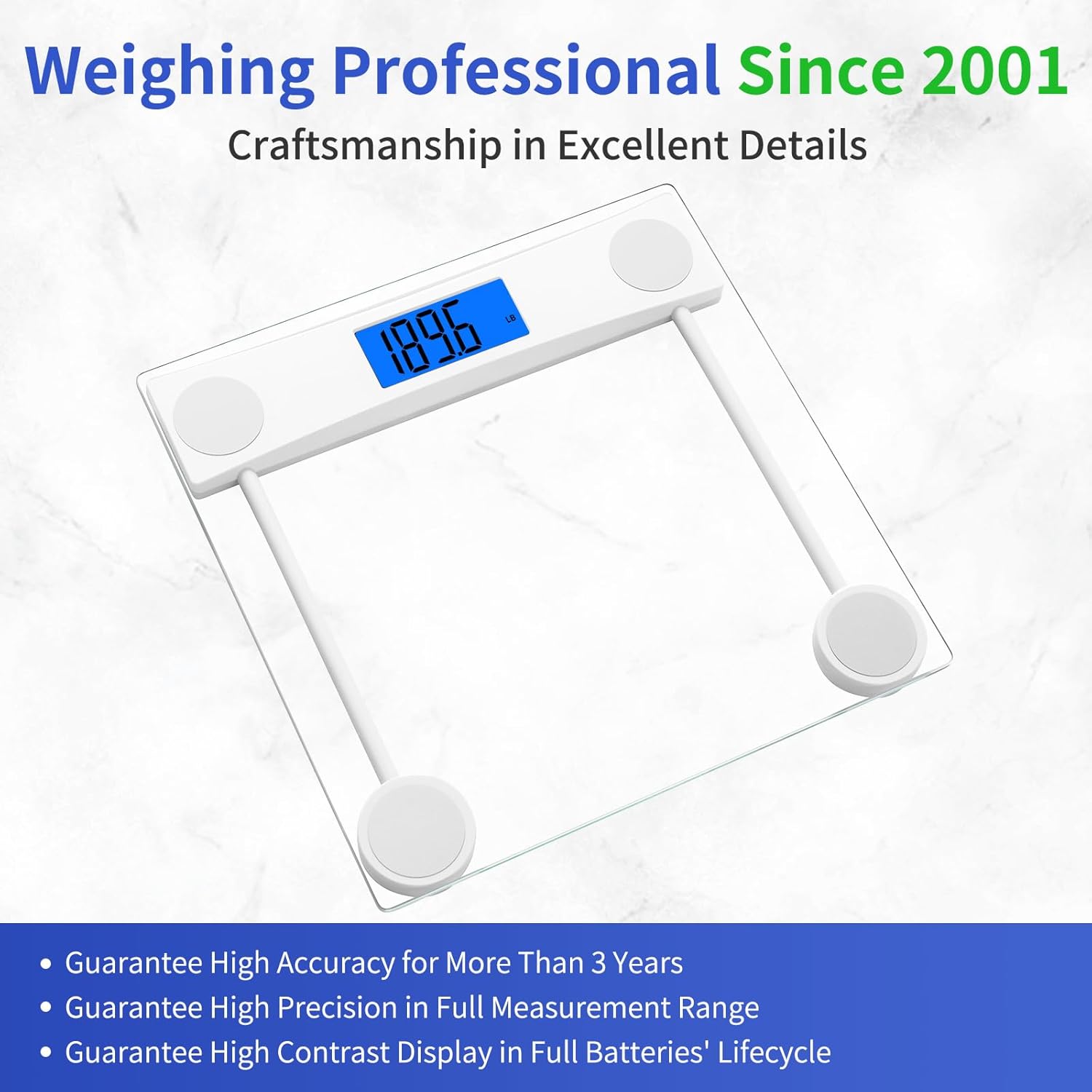Homebuds Digital Bathroom Scale for Body Weight