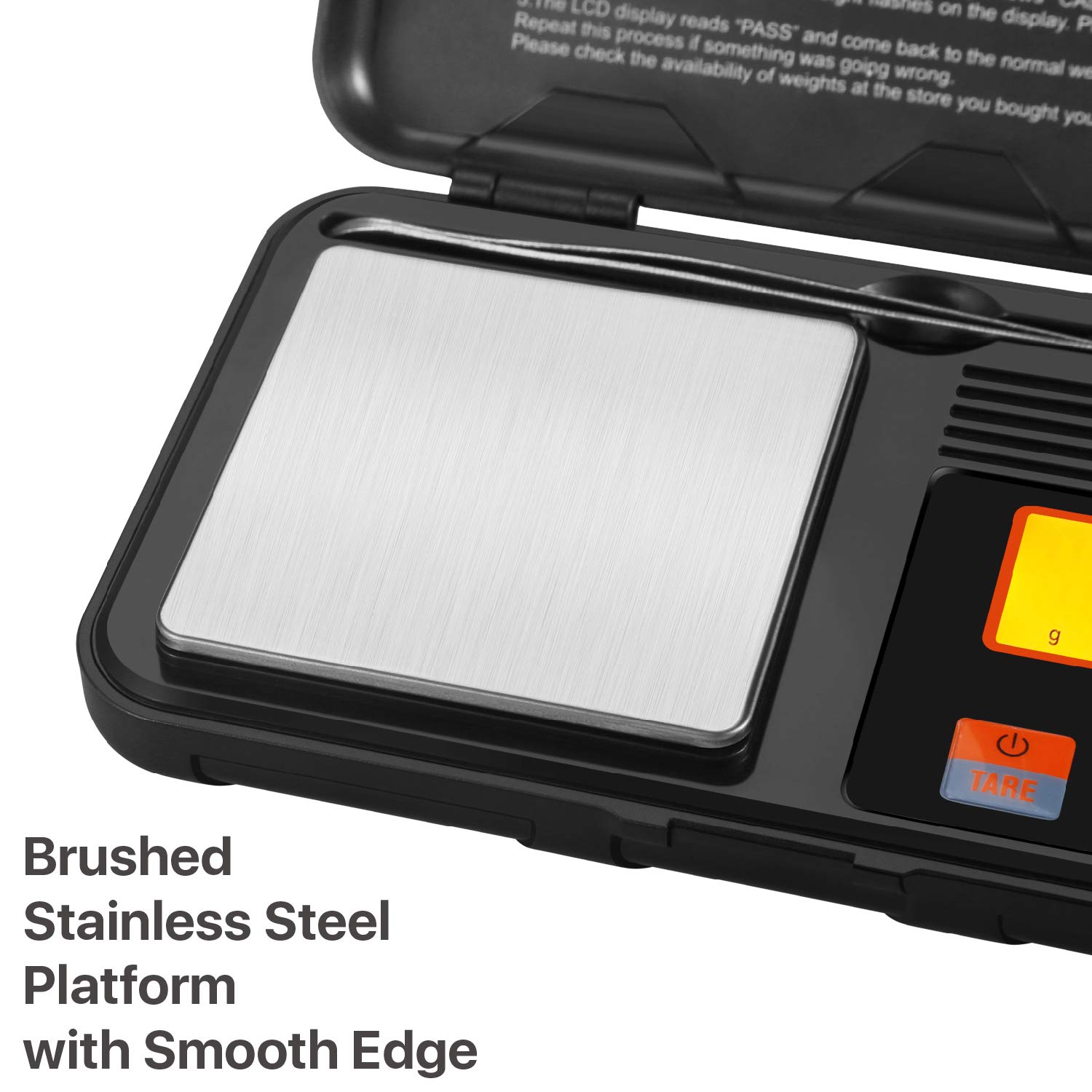 Flexzion Digital Scale Pocket Size 50g 001g Precision