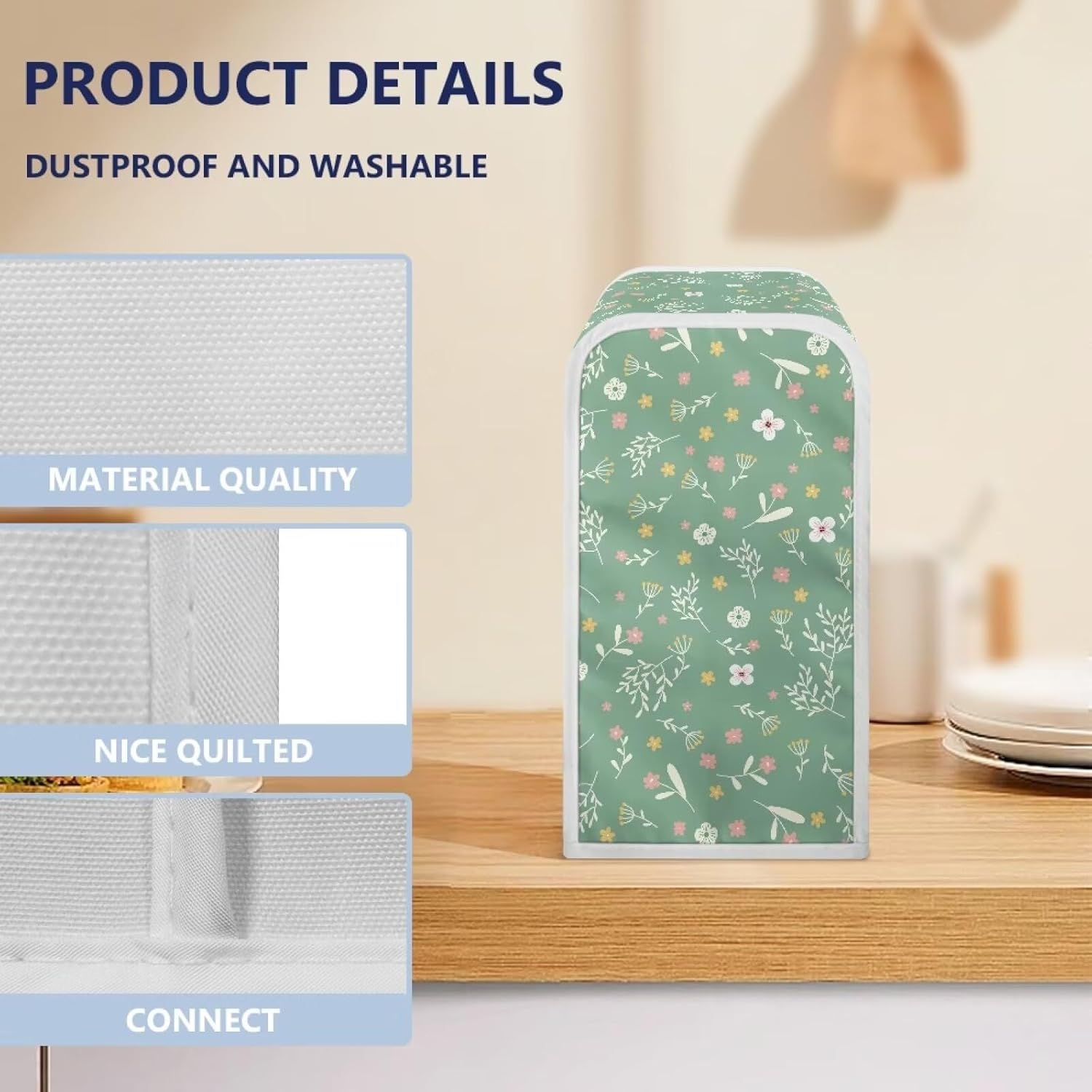 Pzuqiu Cartoon Flower Electric Can Opener Dust Cover 1