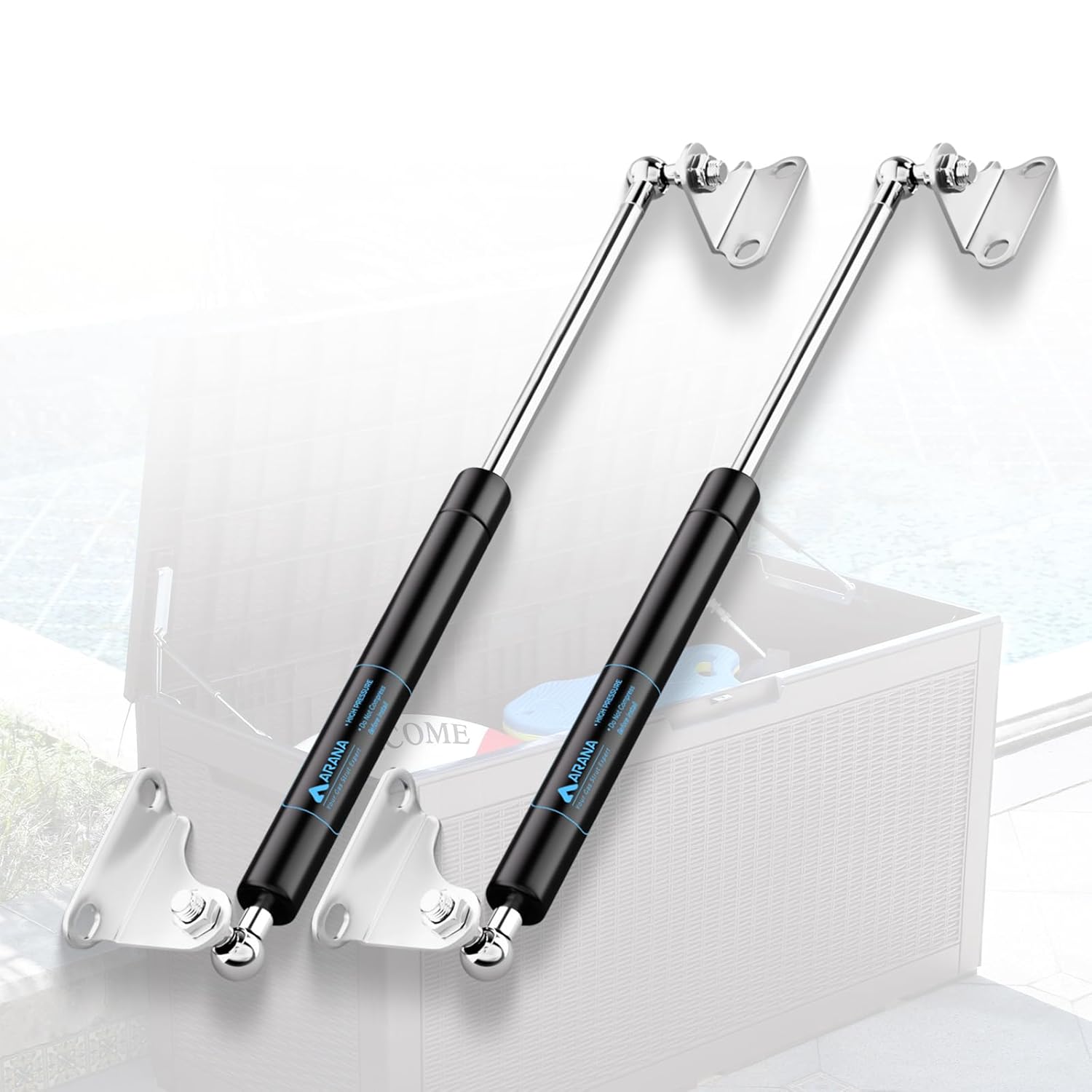 ARANA 15 Inch Lift Support Struts Gas Spring Shocks 67 LB