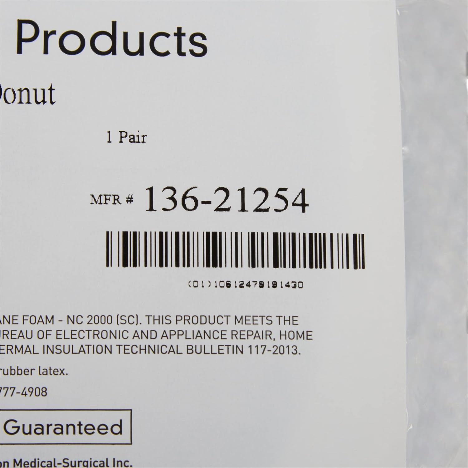 McKesson Donut Pillow for Tailbone Hemorrhoid Relief