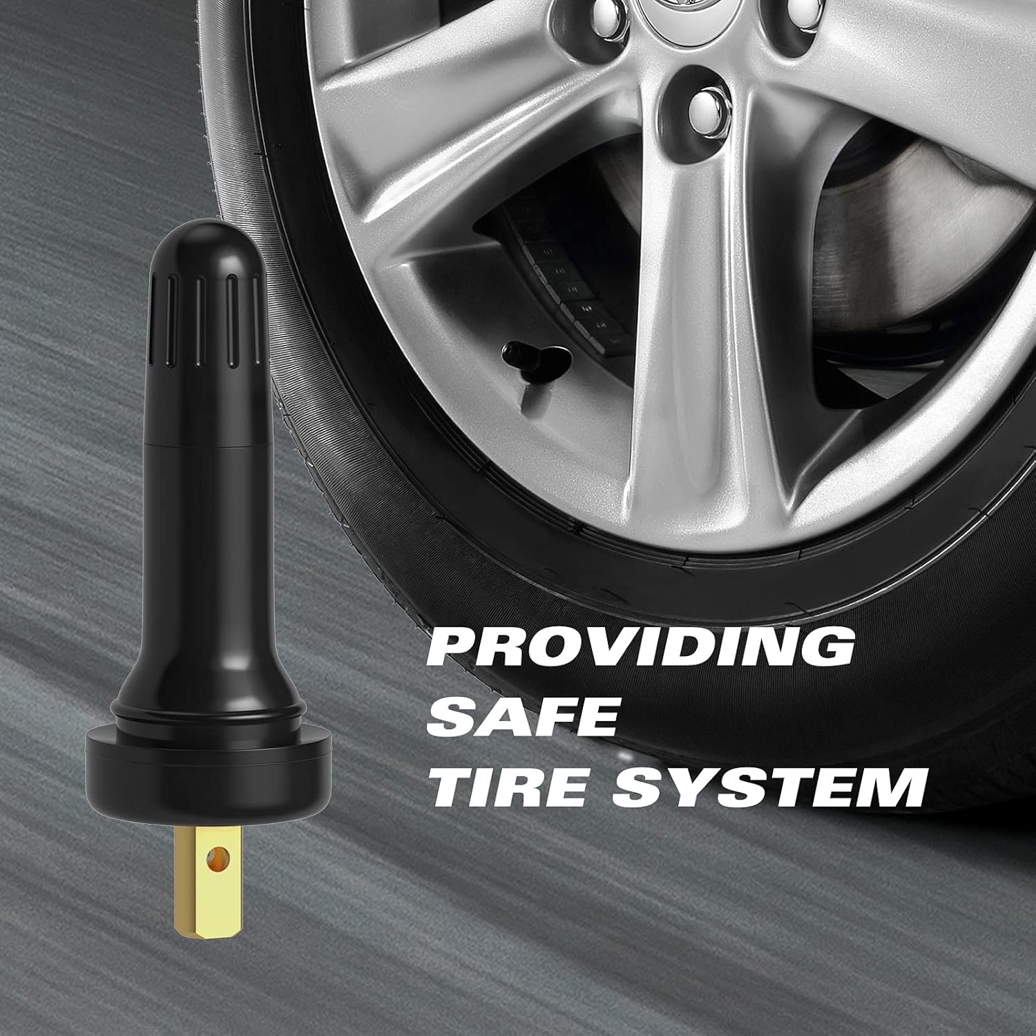 CKAuto TPMS 20008 Rubber Snap-in Valve Stem 50 pcsBag 1