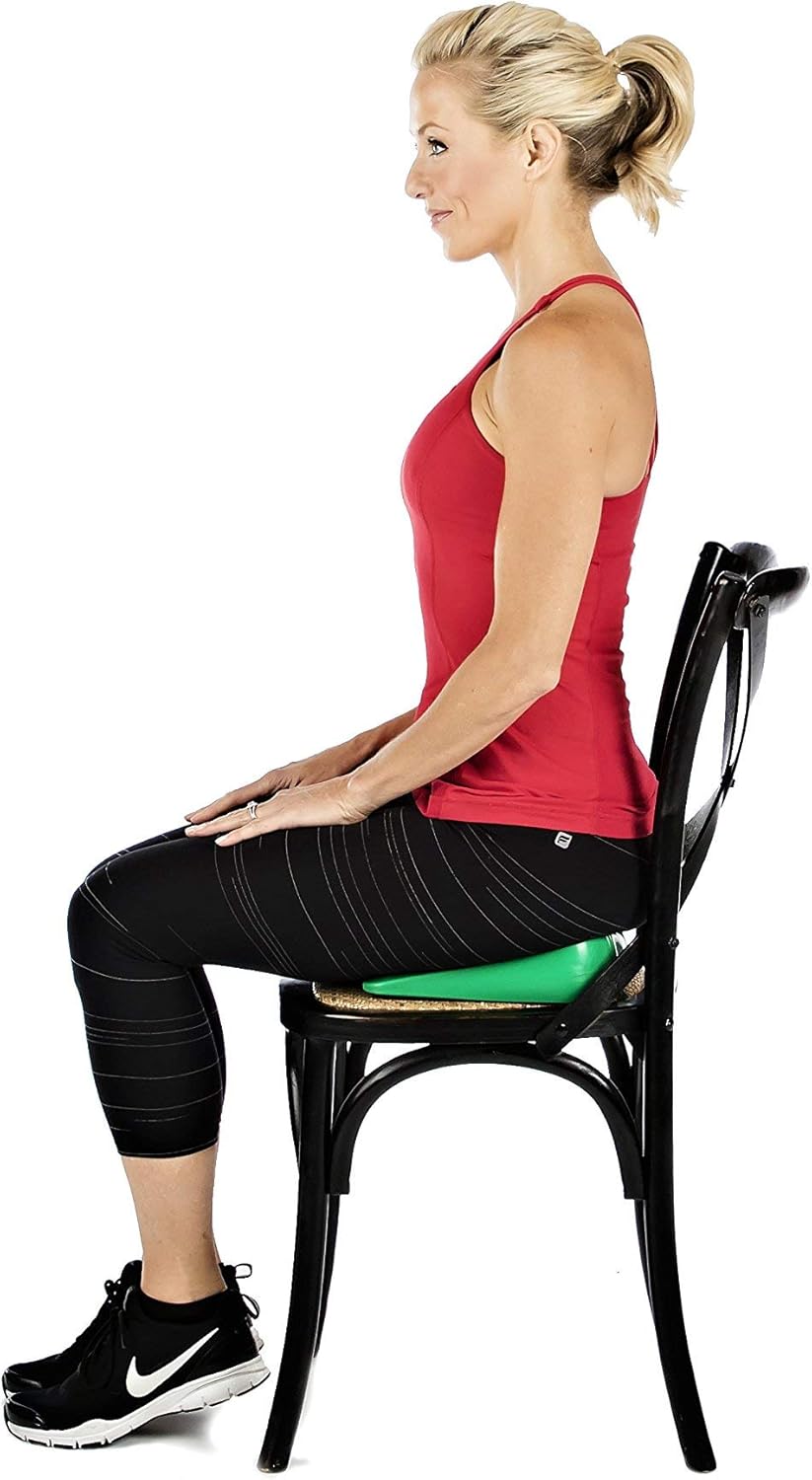 FitBALL Seating Wedge - 10in Green for Posture Correction