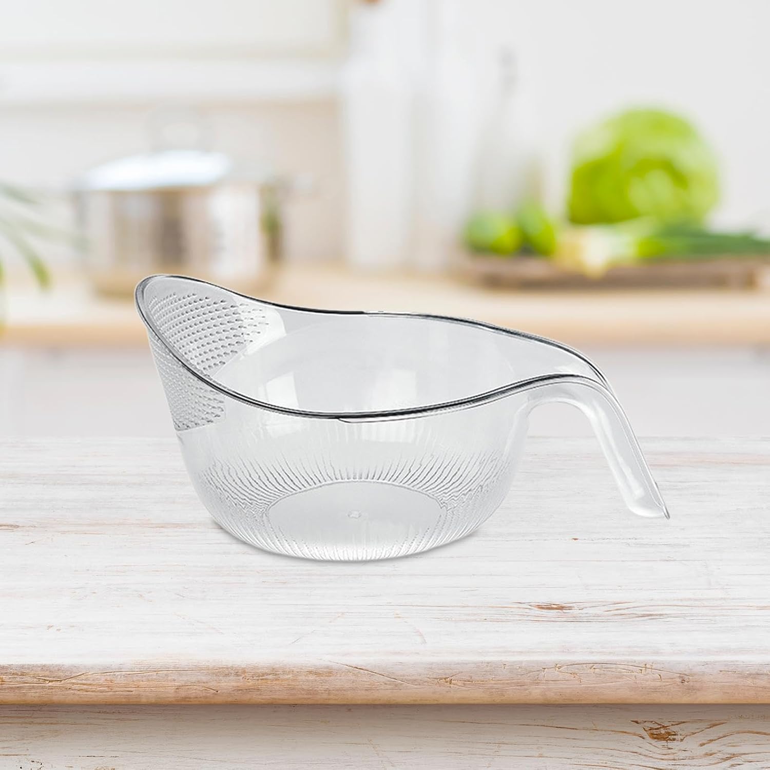 Yajuyi Rice Washing Basket with Handle and Drainage