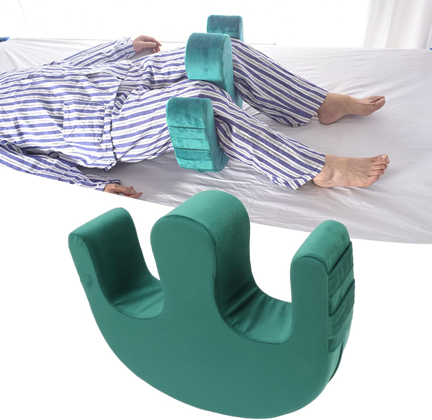 HEITIGN U-Shaped Patient Turning Pillow 13cm Green