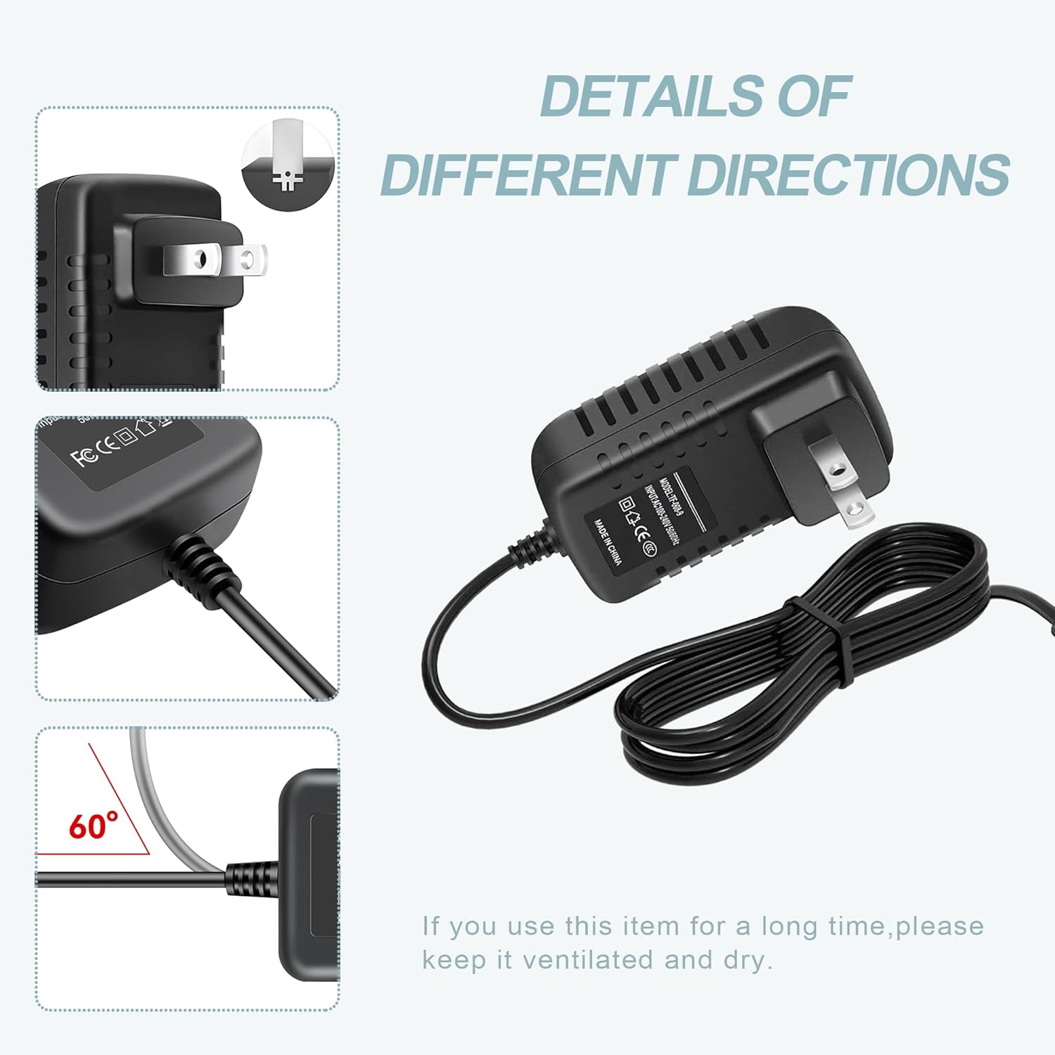AC Adapter for Health O Meter 498KL 499KL 500KL Digital Scale 1