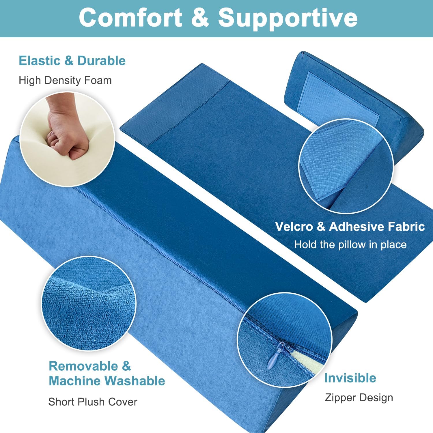 KAAMOS Positioning Wedge Pillow for Bed Sore Prevention