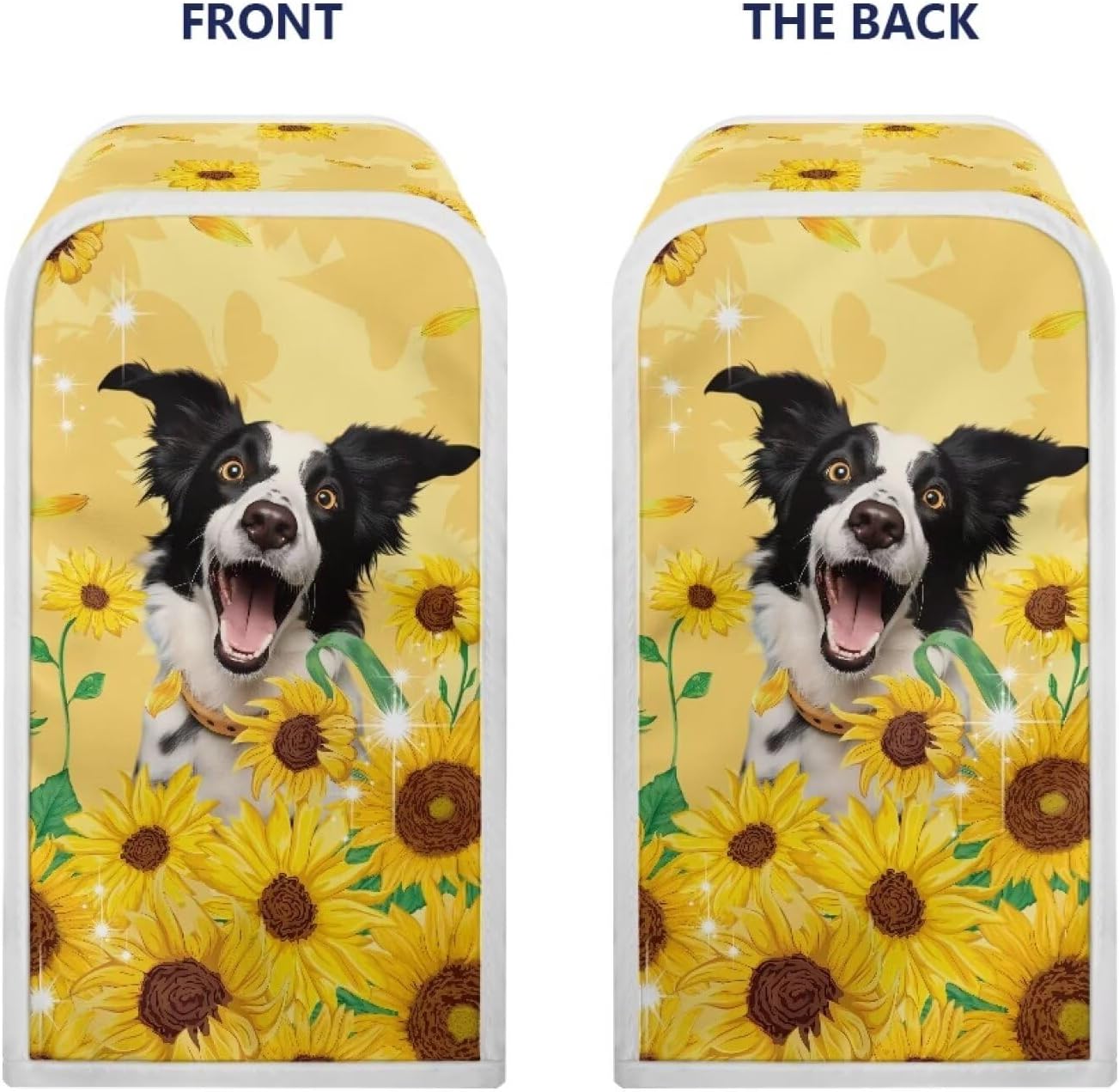 Electric Can Opener Dust Cover with Sunflower Pattern