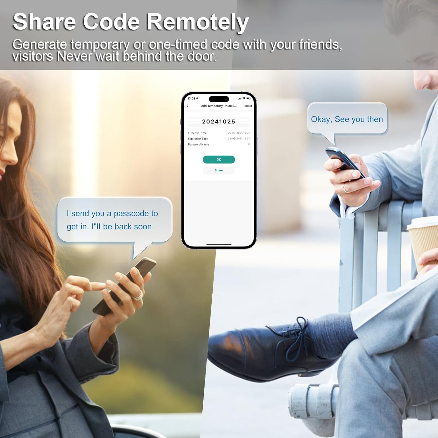 Vovoir Keyless RV Door Lock with Fingerprint and APP Control