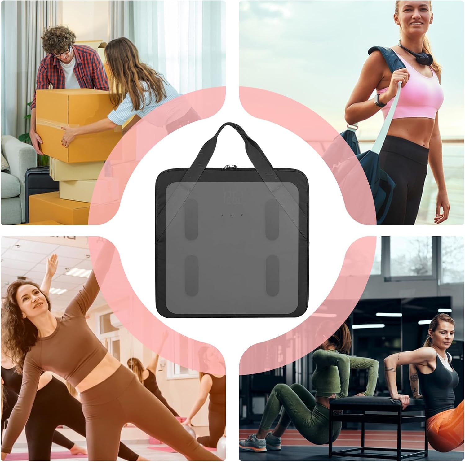 Weight Scale Carrying Case with Handle and Double Zipper