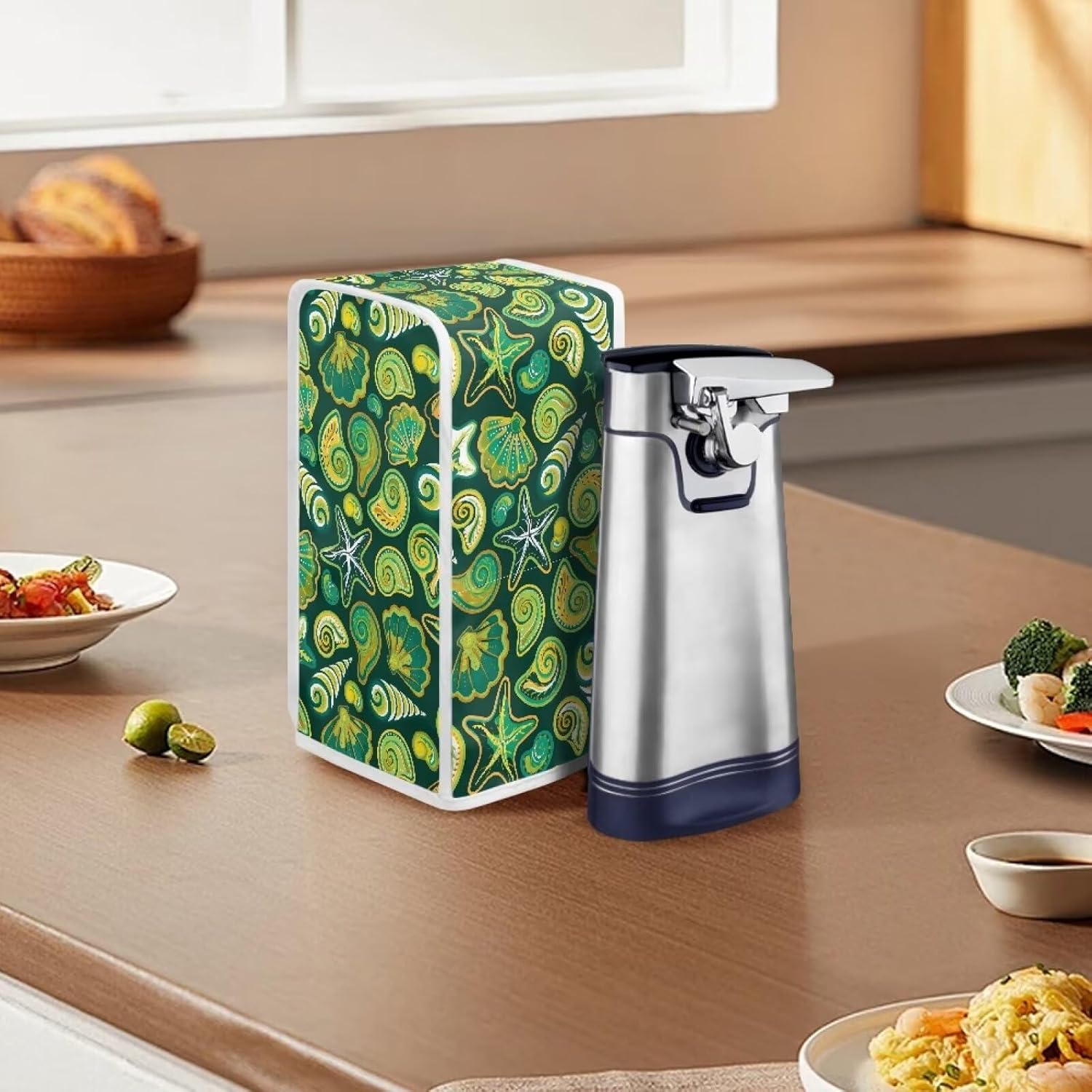 Electric Can Opener Green Shell Dust Cover