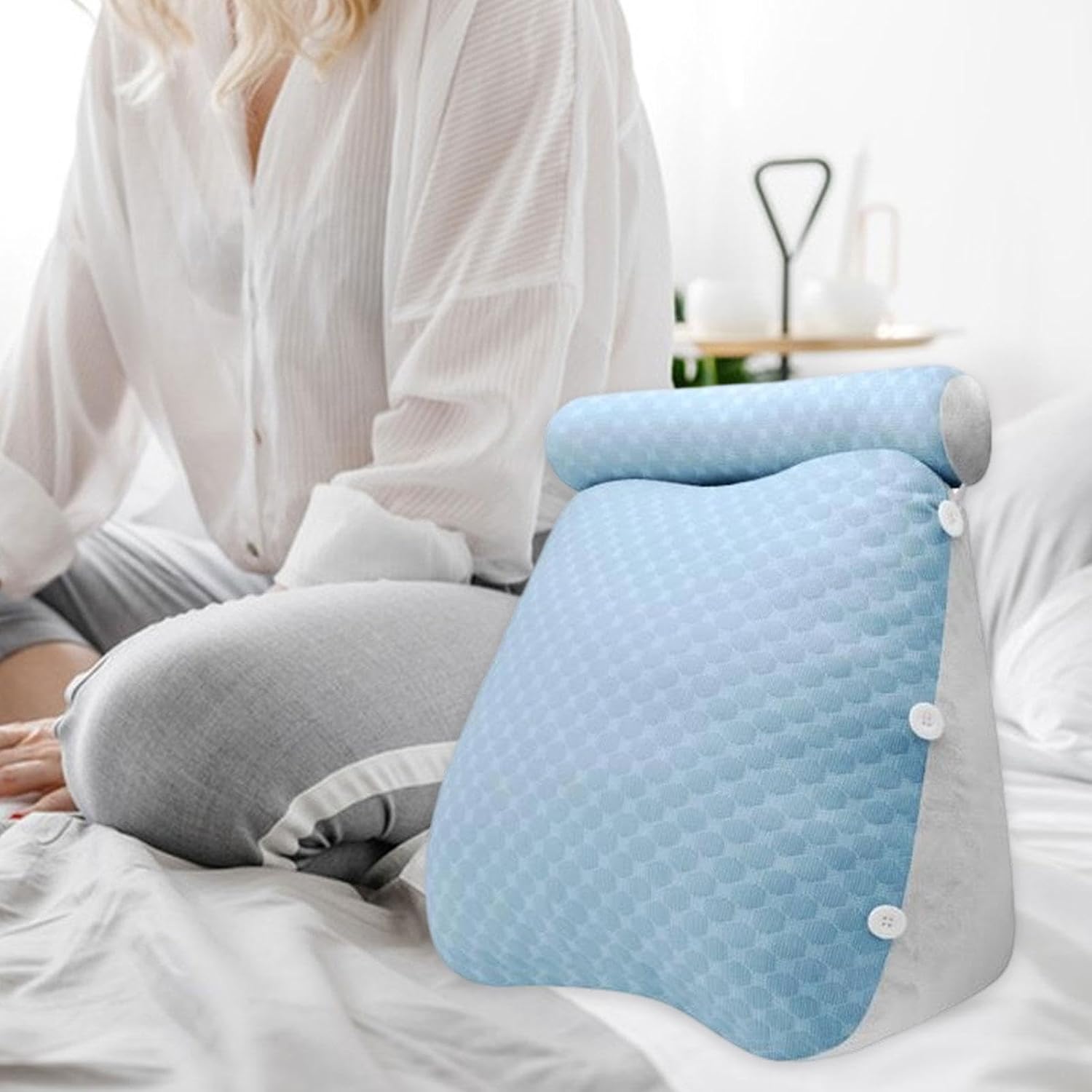 Ioensy Wedge Pillow Headboard Cooling Support