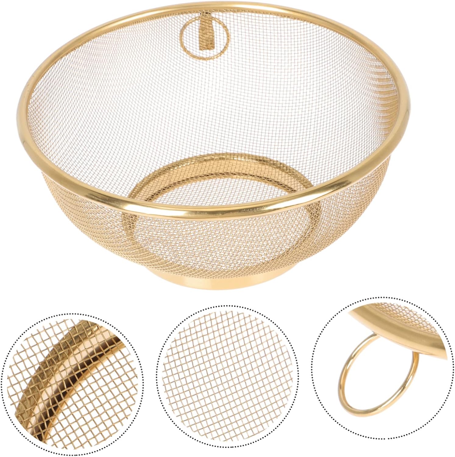 GRADENEVE Fine Mesh Stainless Steel Strainer Colander