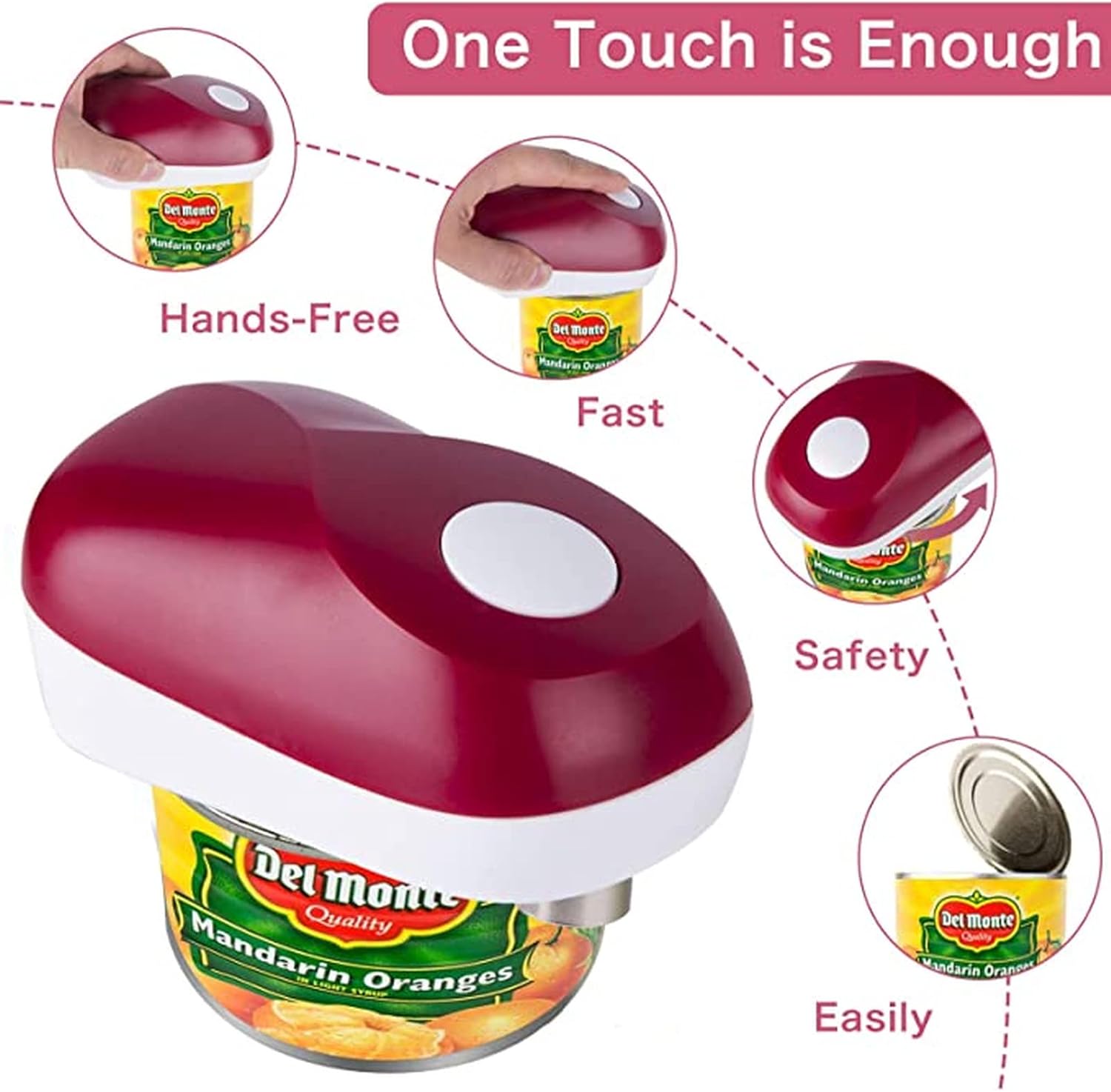 BIOBIE Electric Can Opener with One Touch Function