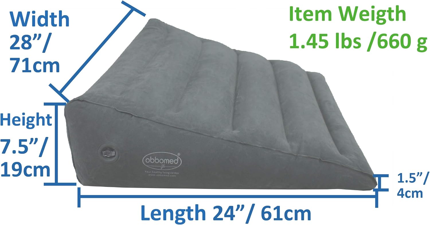 ObboMed HR-7620 Air Valve Bed Wedge Pillow