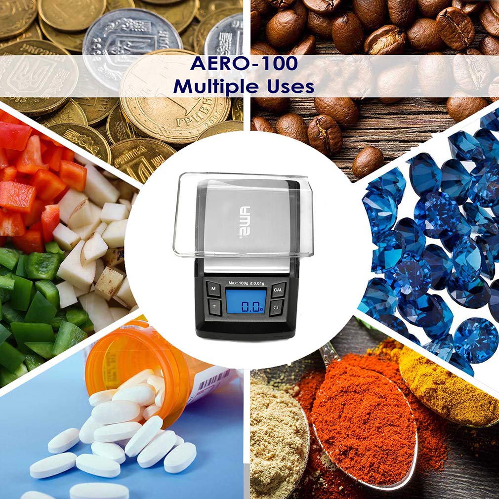 American Weigh Scales Aero 100 Digital Pocket Scale