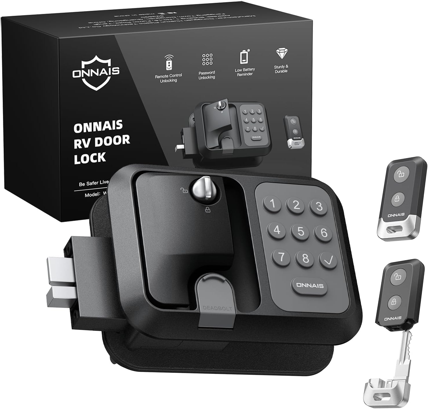 ONNAIS Keyless Entry Door Lock with Password and Remote
