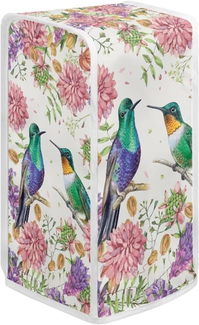 CREAMIC Hummingbird Floral Can Opener Cover