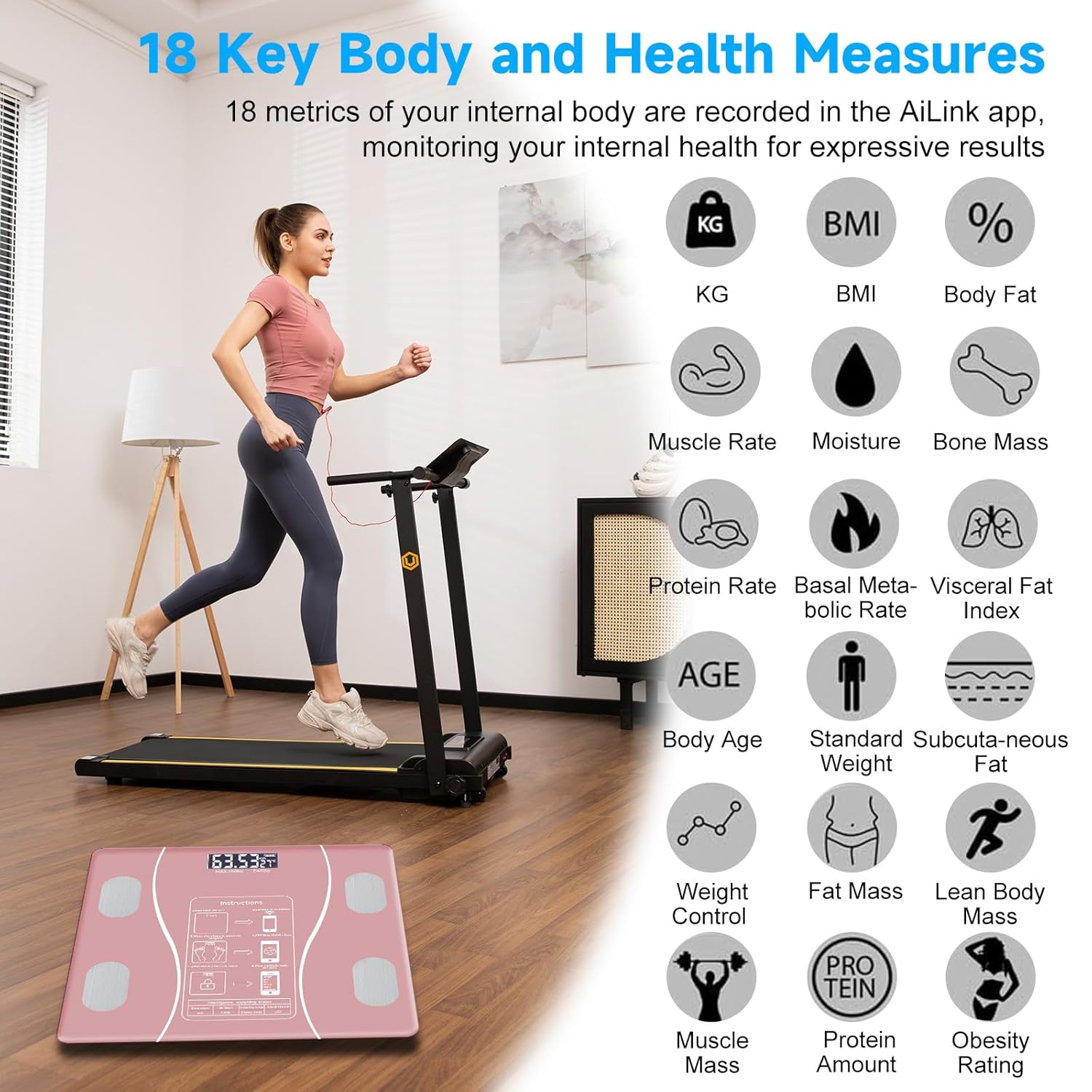 ChuangMaiShi Intelligent Body Fat Scale with Bluetooth