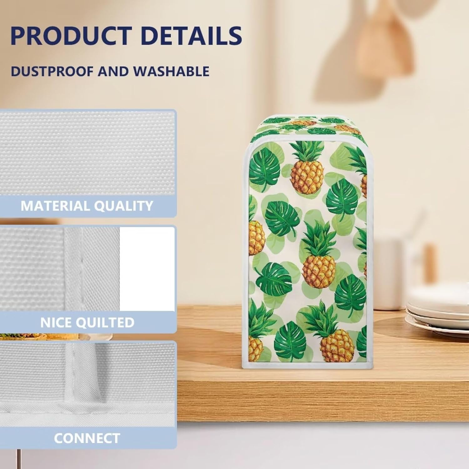 Electric Can Opener Dust Cover with Decorative Design 1