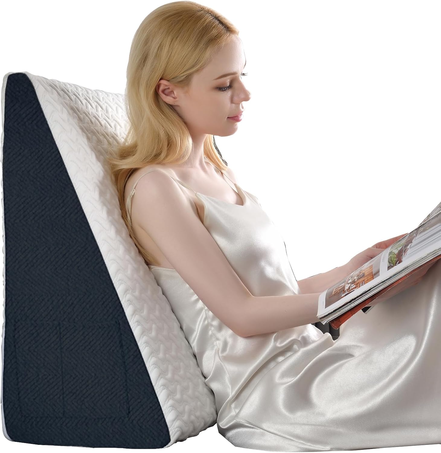 Cosmoluxe 12 Bed Wedge Pillow for Acid Reflux Relief