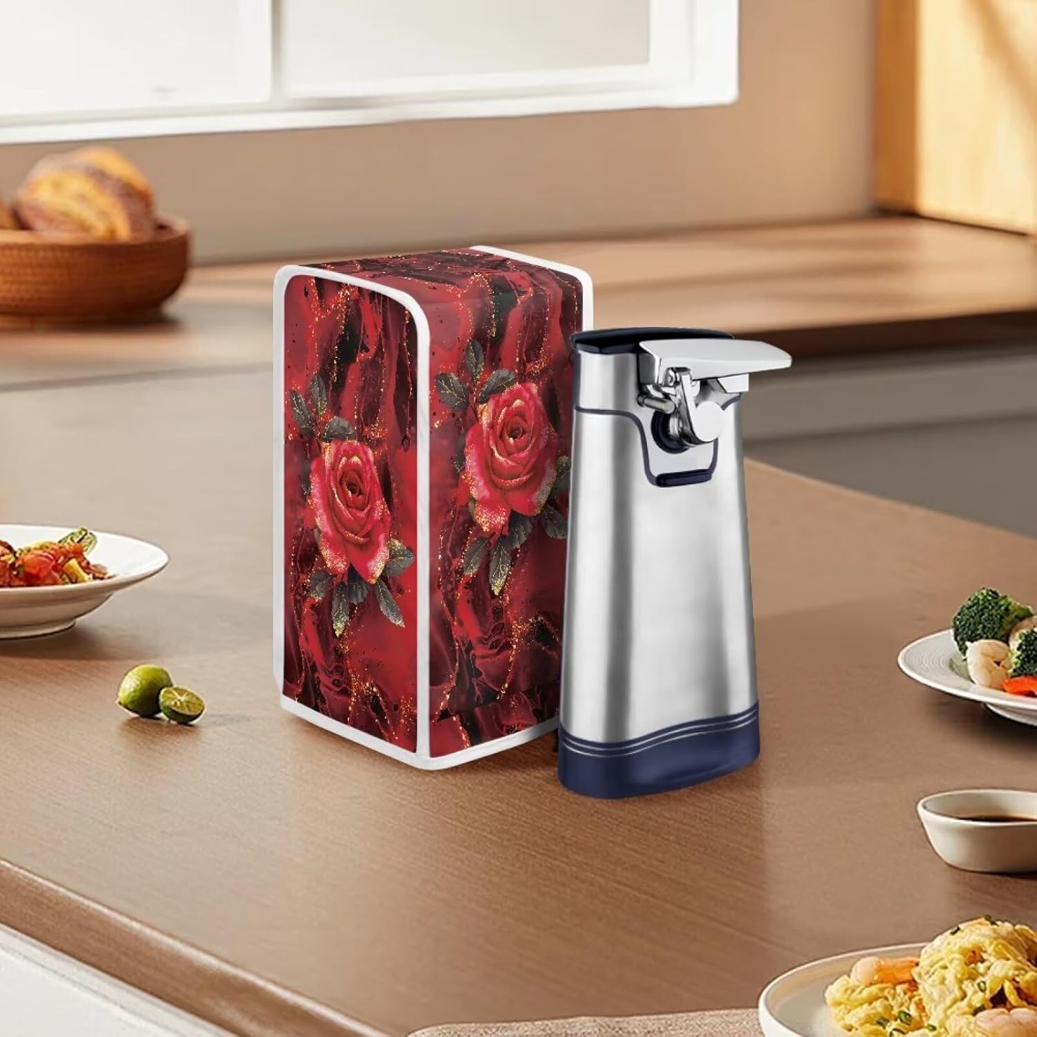 Mintulipy Rose Electric Can Opener Dust Cover 1