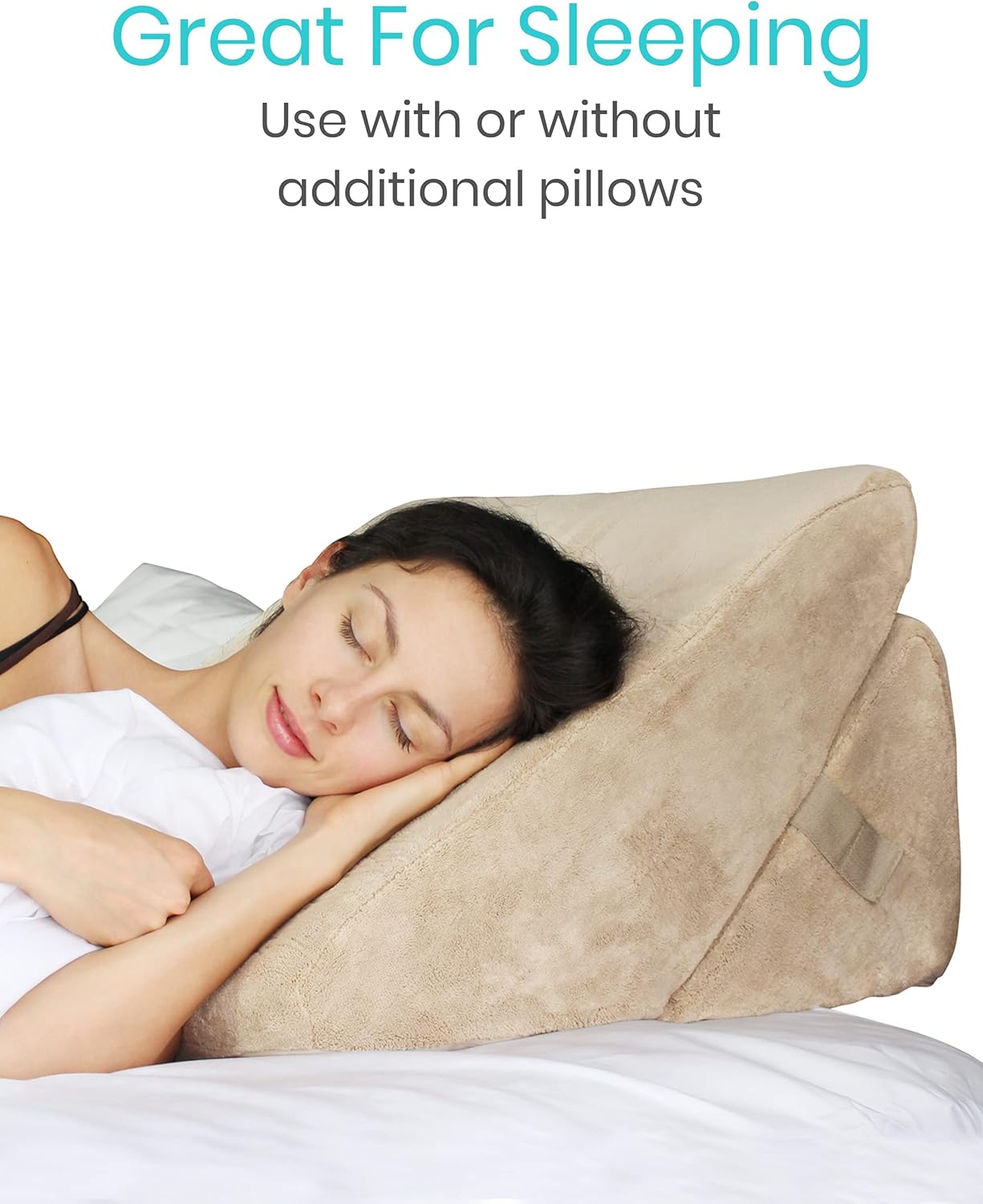 Xtra-Comfort Bed Wedge Pillow - 3 in 1 Folding Support System