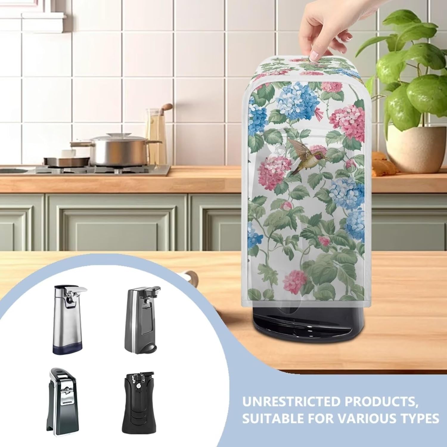 Fishoutleap Hummingbird Can Opener Cover - Dust Stain Protection for Electric Openers