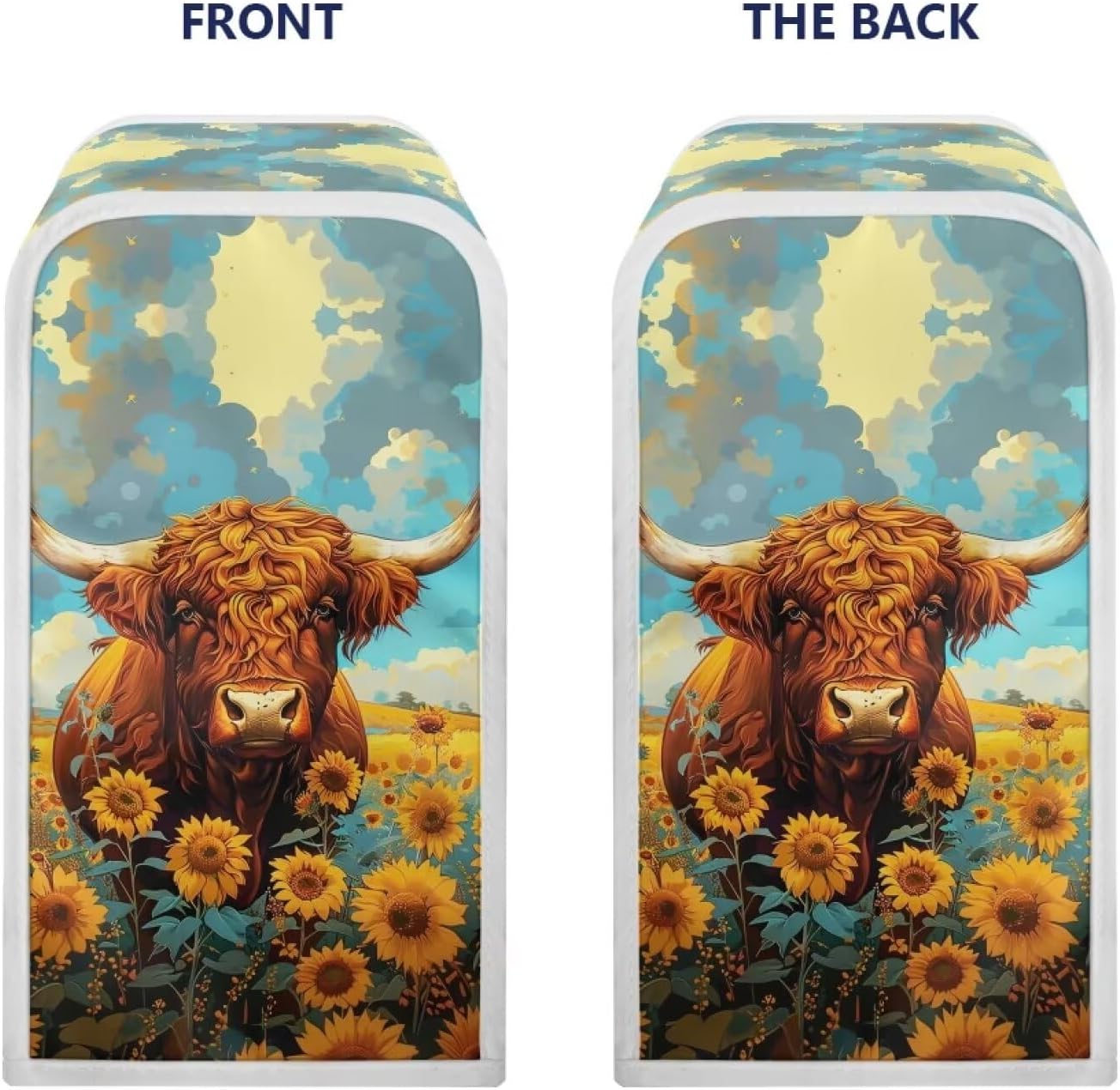 Highland Cow Can Opener Cover Electric Kitchen Decor